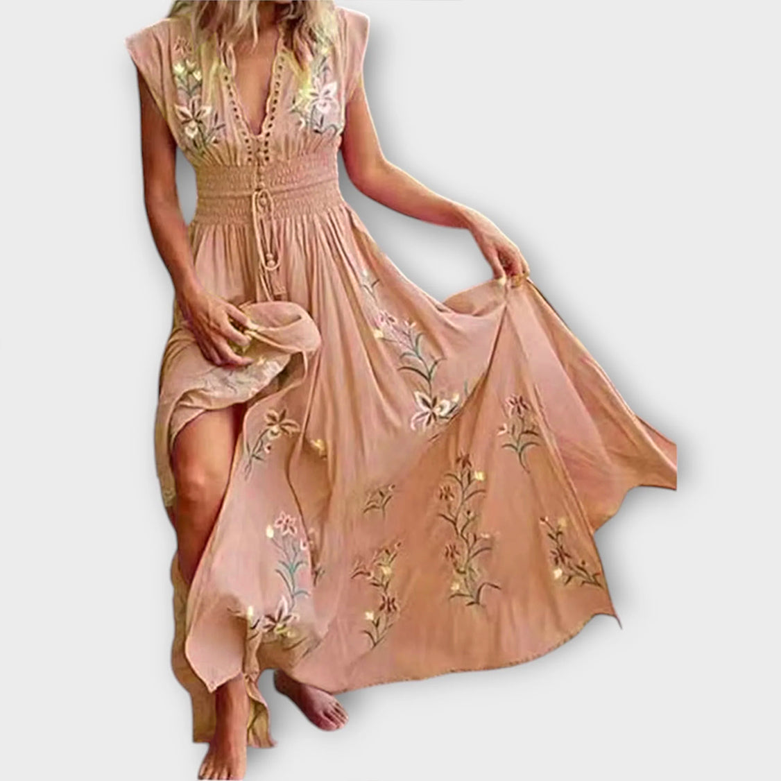 Felizia - sukienka boho z urzekaj?cym haftem