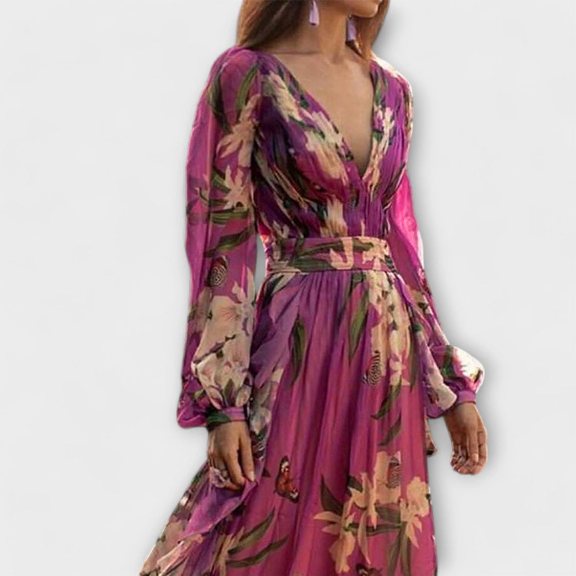 Wysokiej jako?ci elegancka sukienka maxi