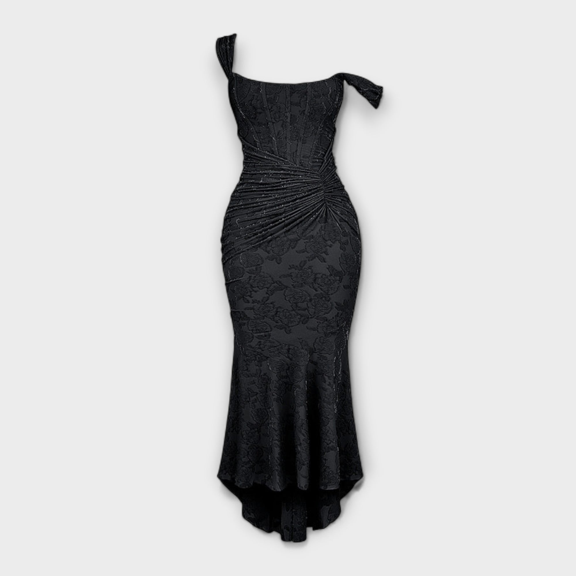 Renske - d?uga sukienka z eleganckim i wyrafinowanym gorsetem