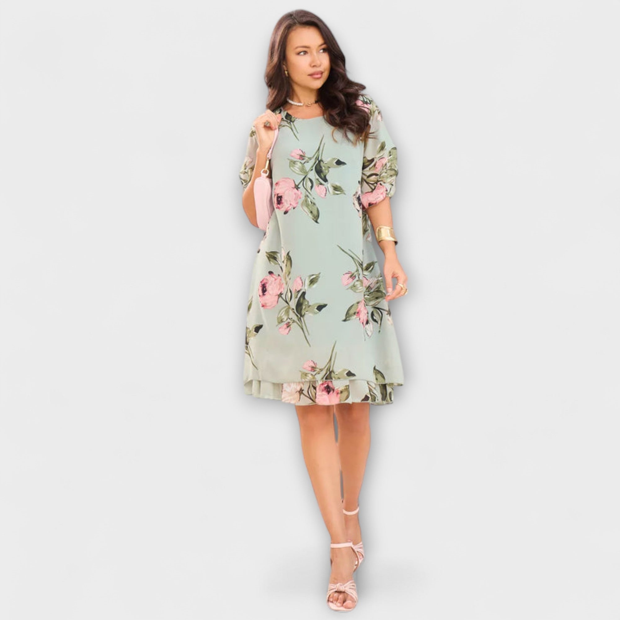 Melin - Elegancka sukienka z szyfonu