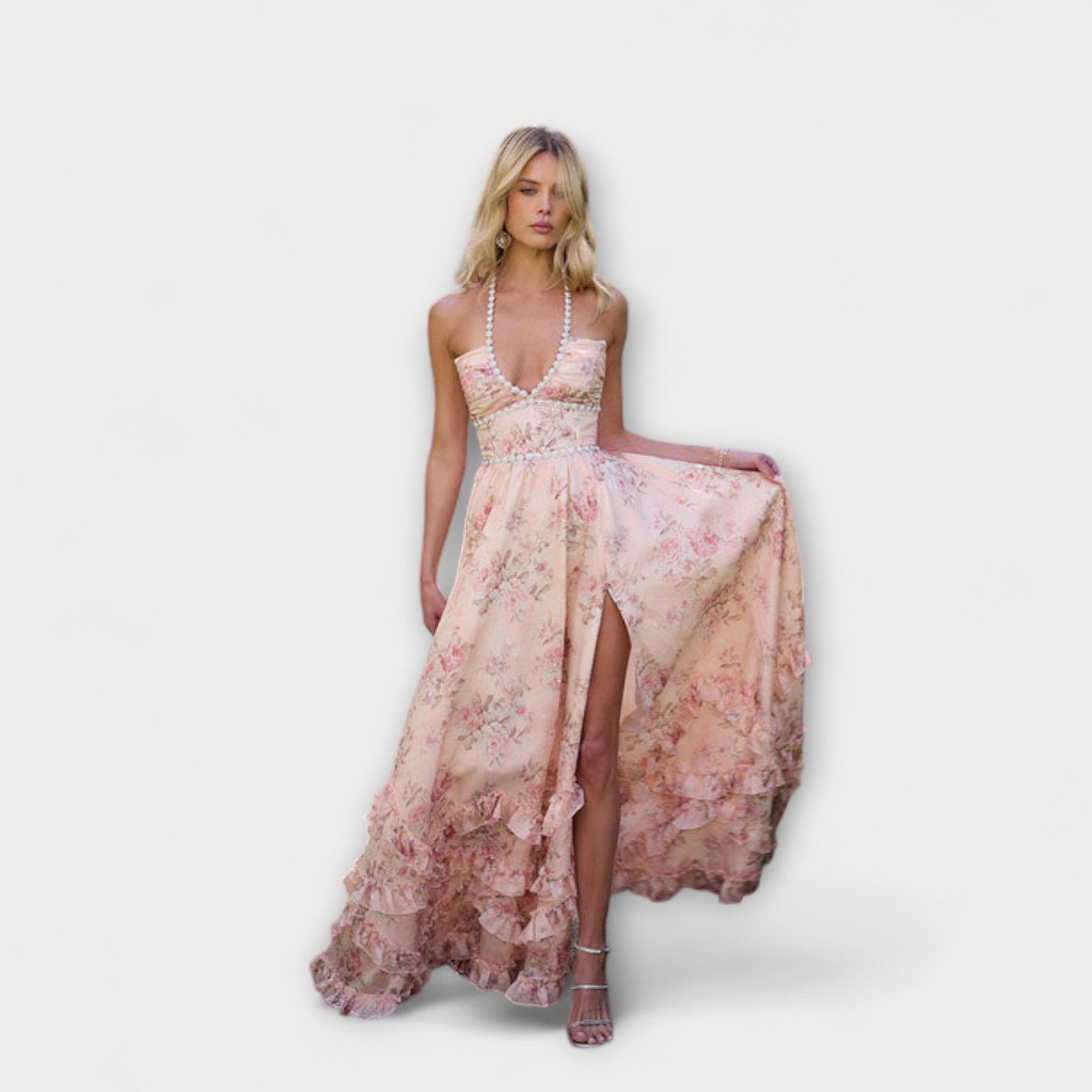 Luzie - elegancka d?uga zwiewna sukienka