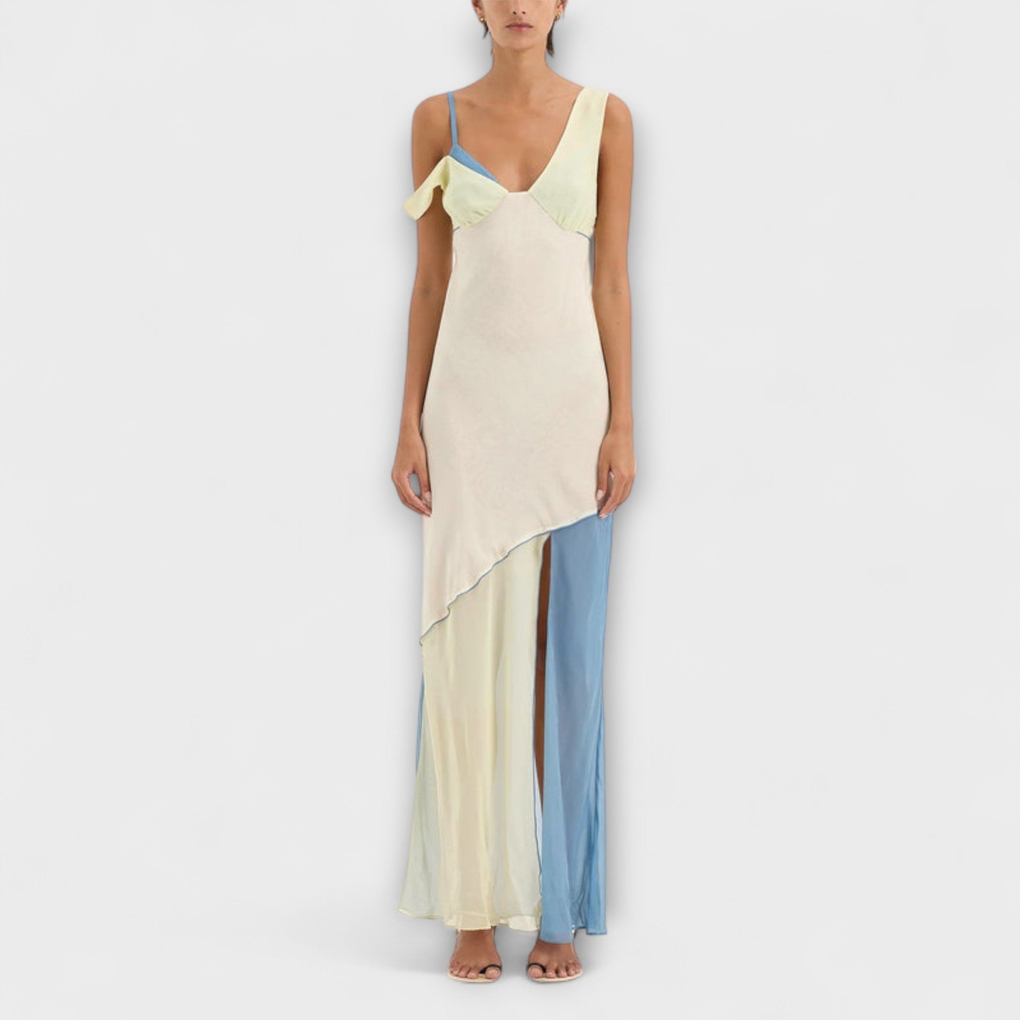 Alora - sukienka midi Thames z detalem splotu