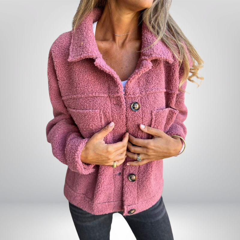 Diana | Kuschelige Strickjacke mit Knöpfen