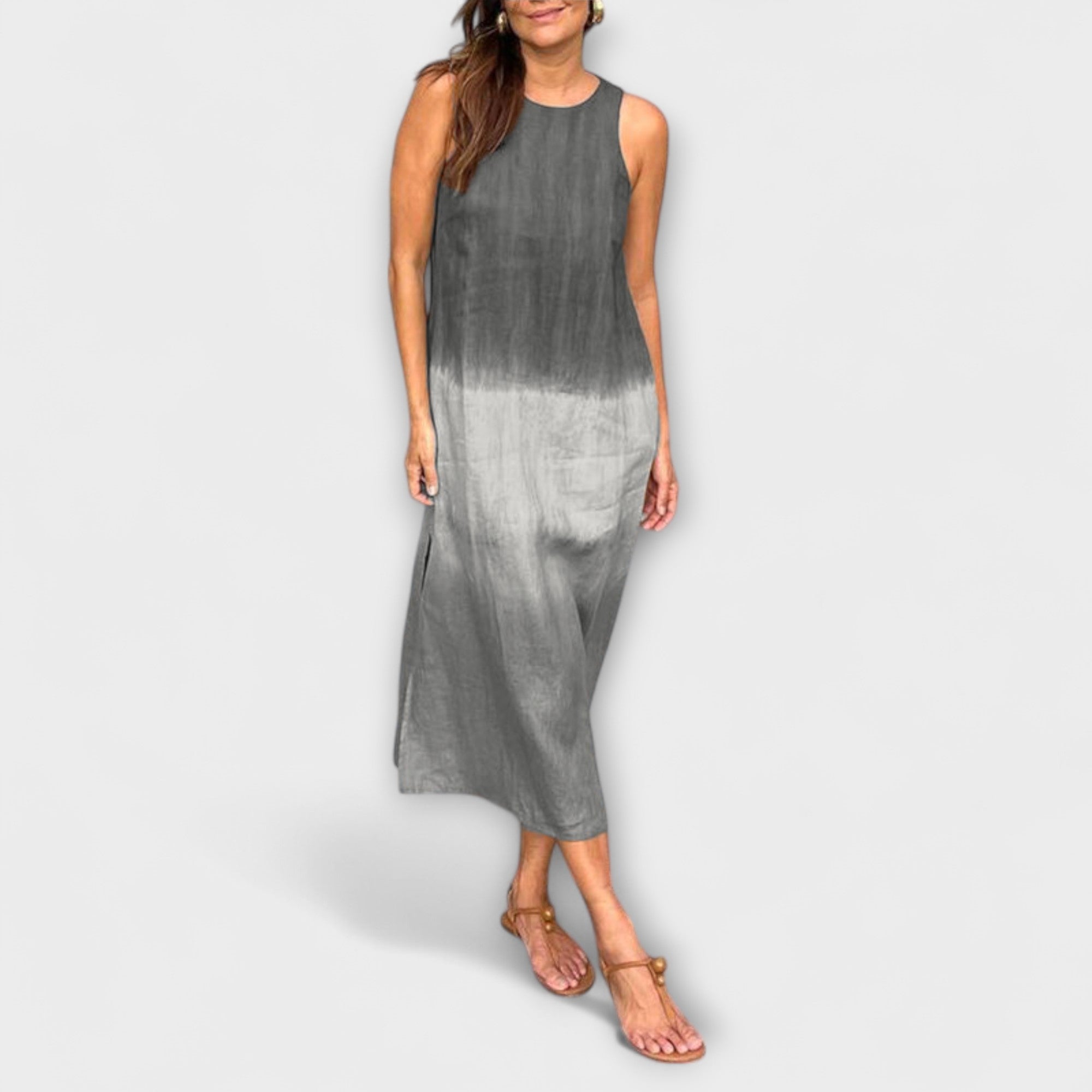 Edda - elegancka sukienka z nadrukiem