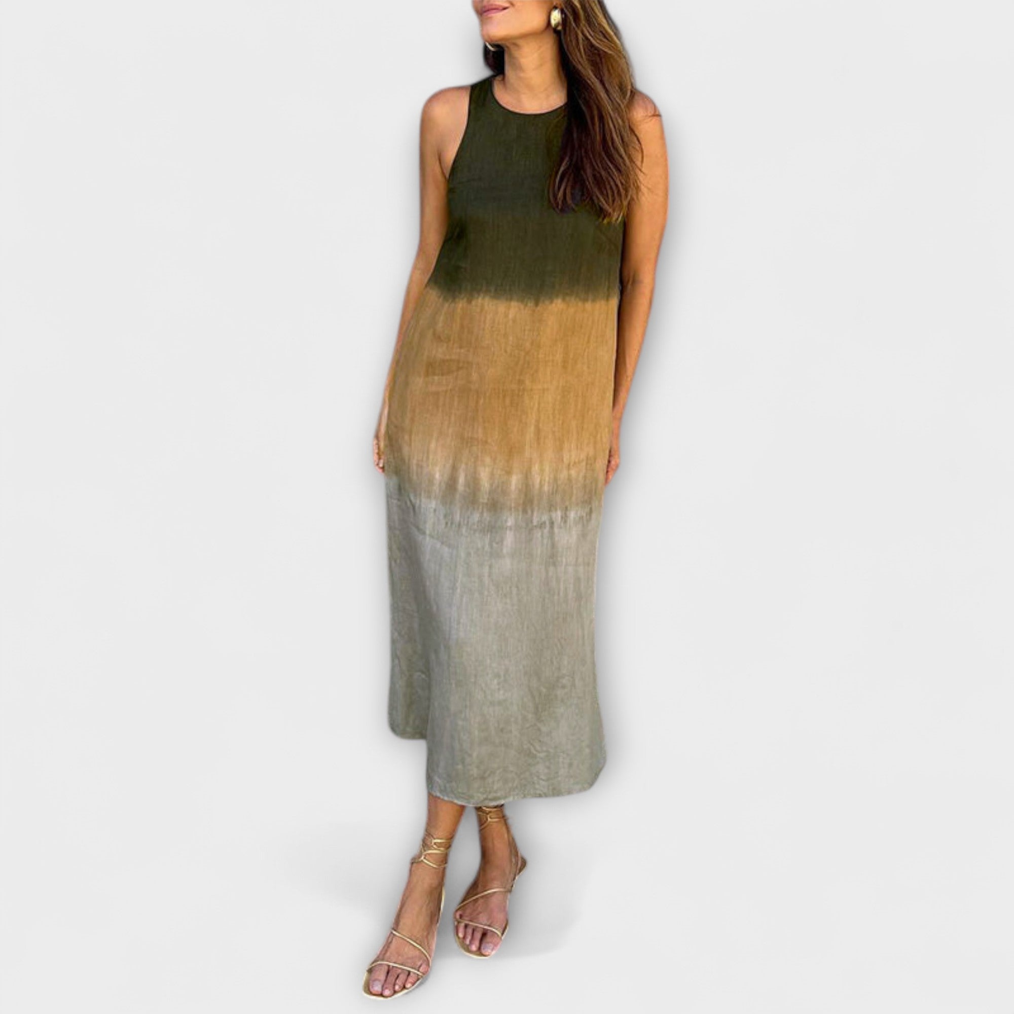 Edda - elegancka sukienka z nadrukiem