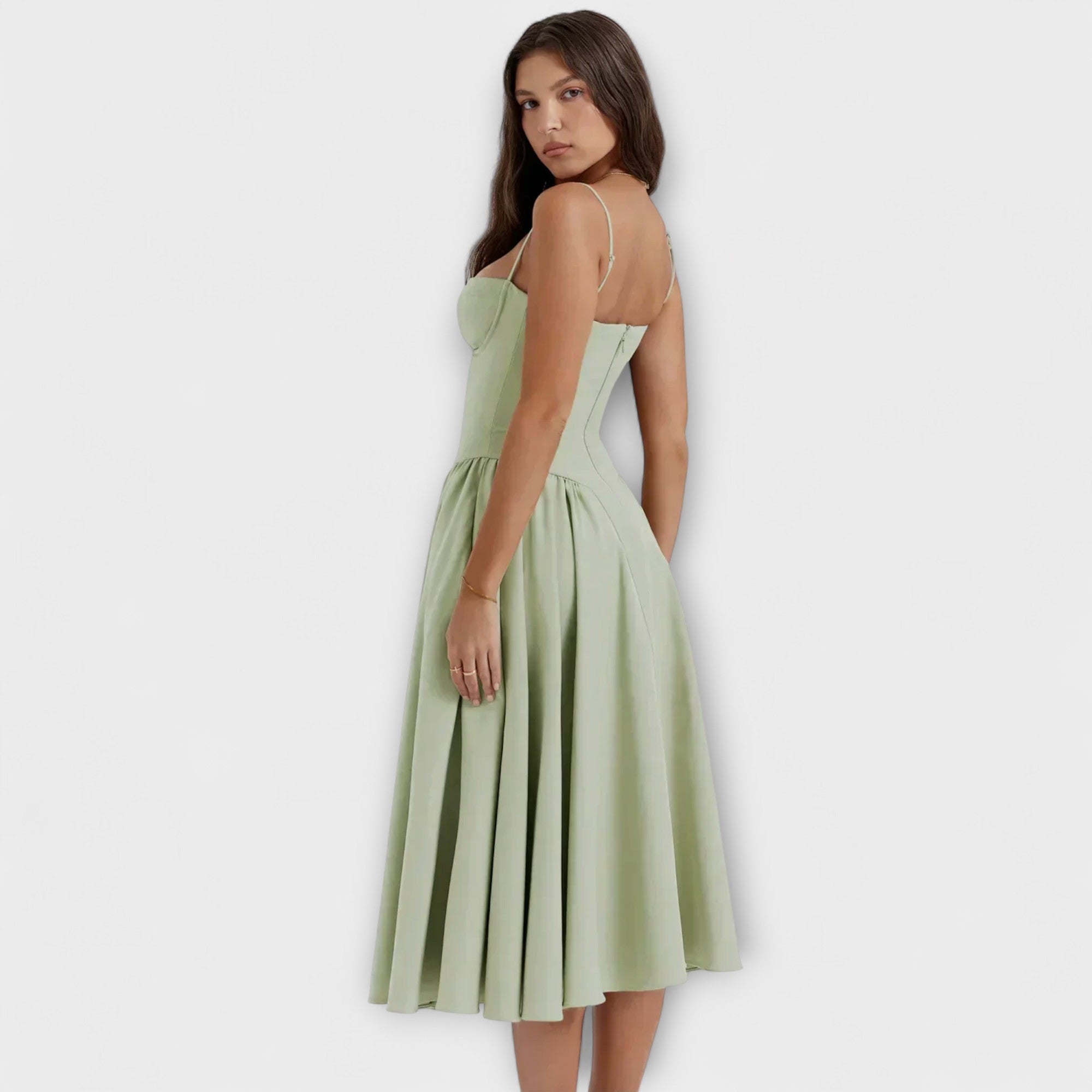 Rosalie - Wyrafinowana gorsetowa sukienka bez r?kawów