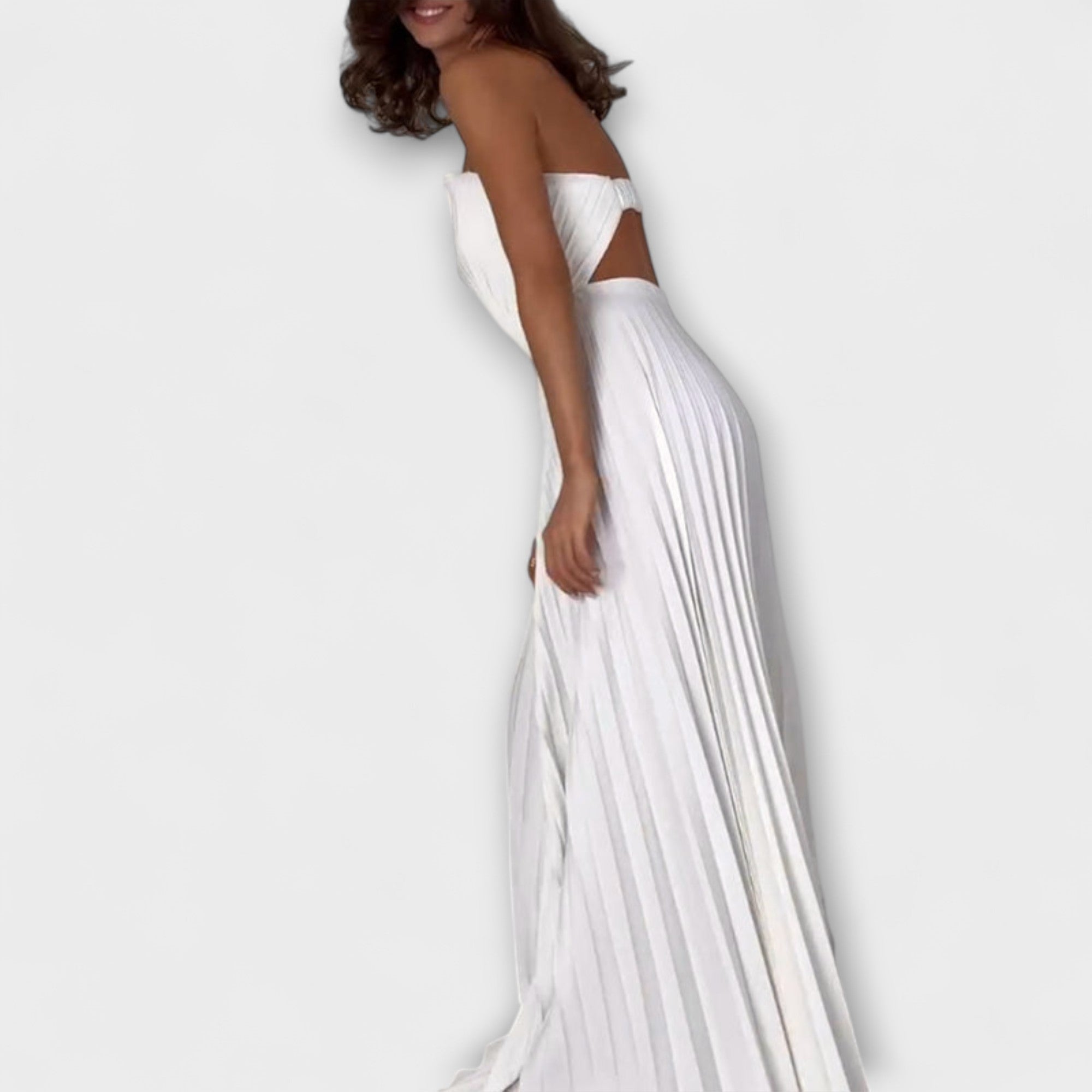 Athena - Elegancka plisowana sukienka