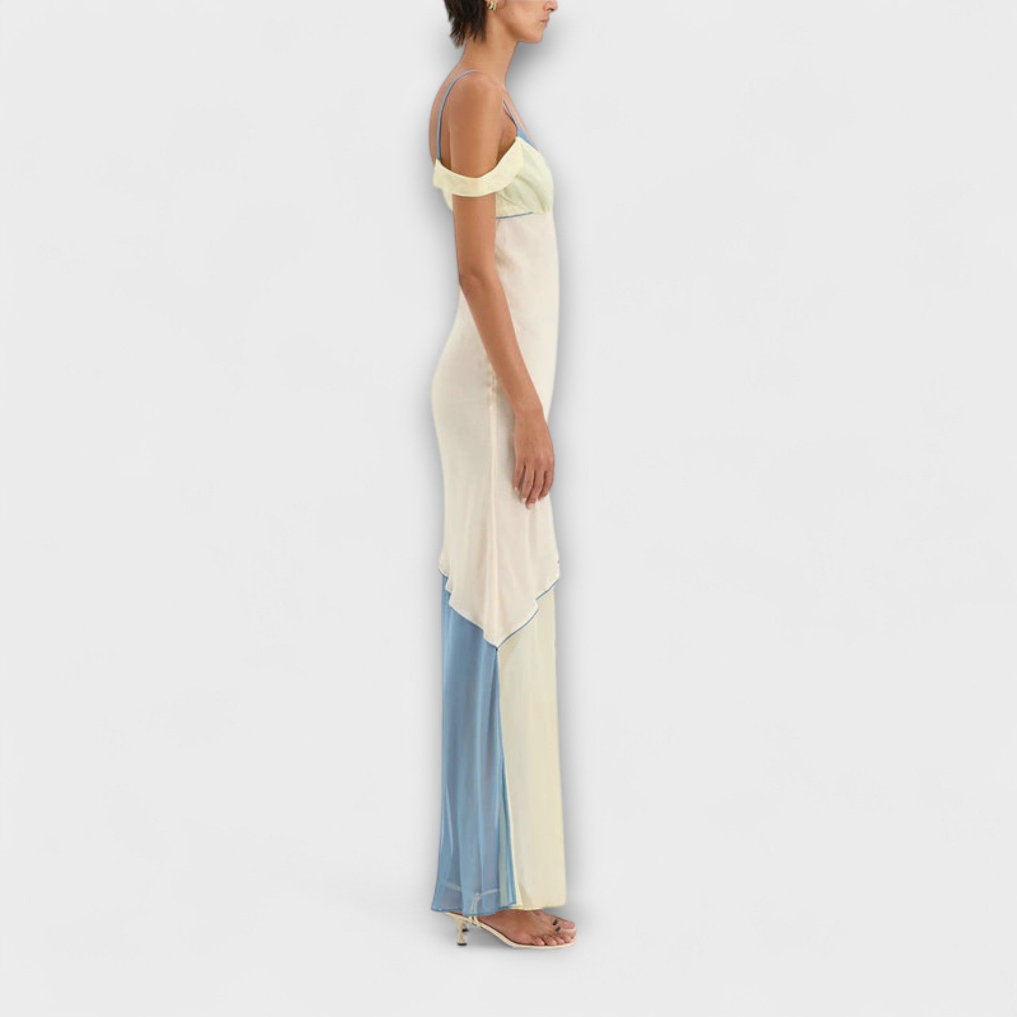 Alora - sukienka midi Thames z detalem splotu
