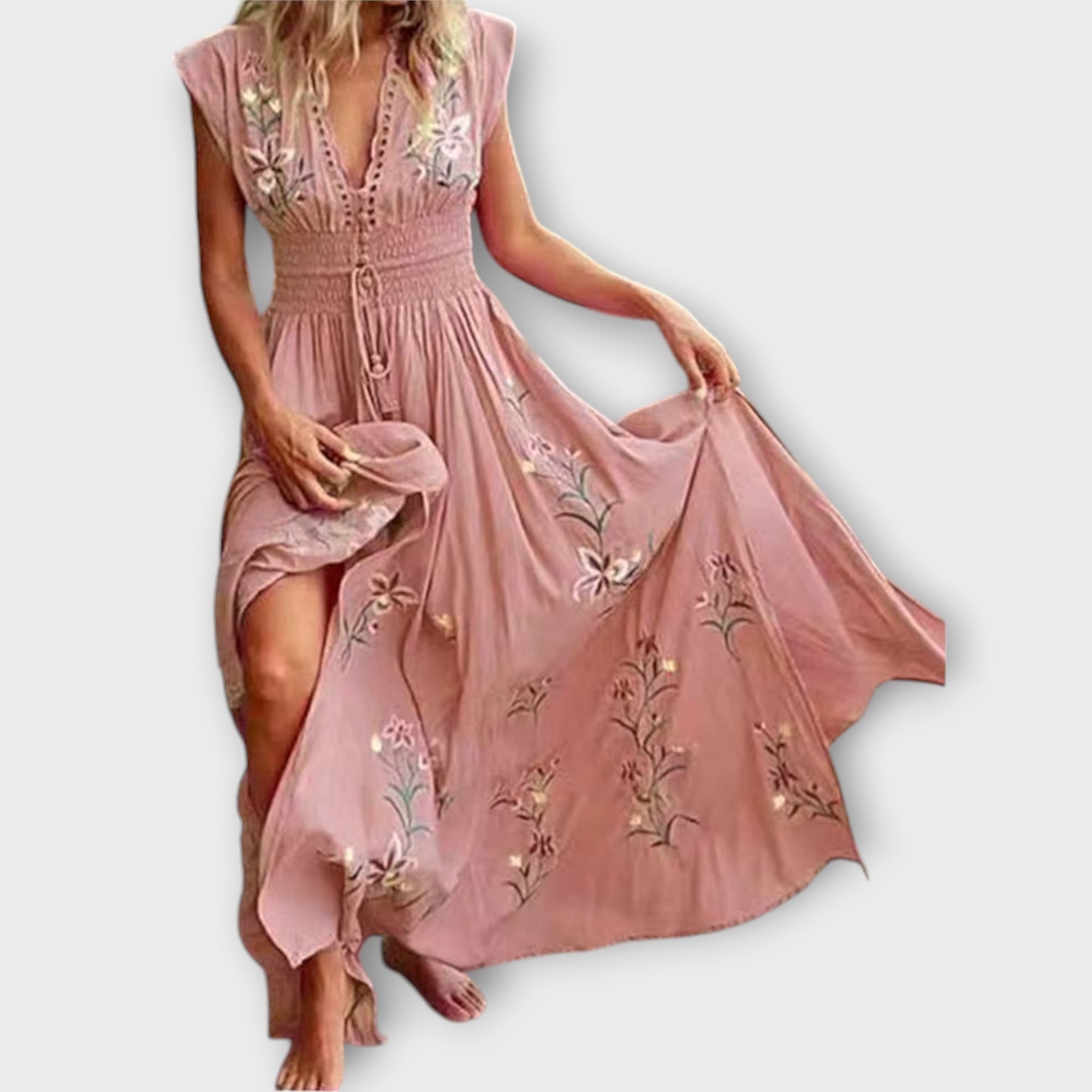 Felizia - sukienka boho z urzekaj?cym haftem