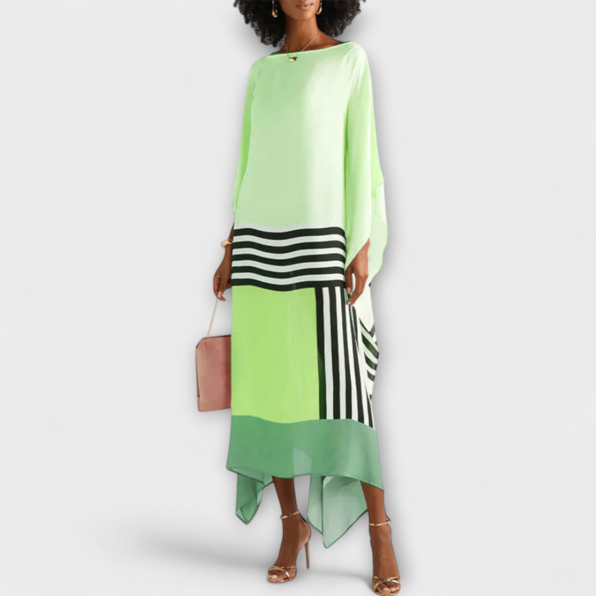 Elenora - Geometryczny Kaftan o lu?nym kroju