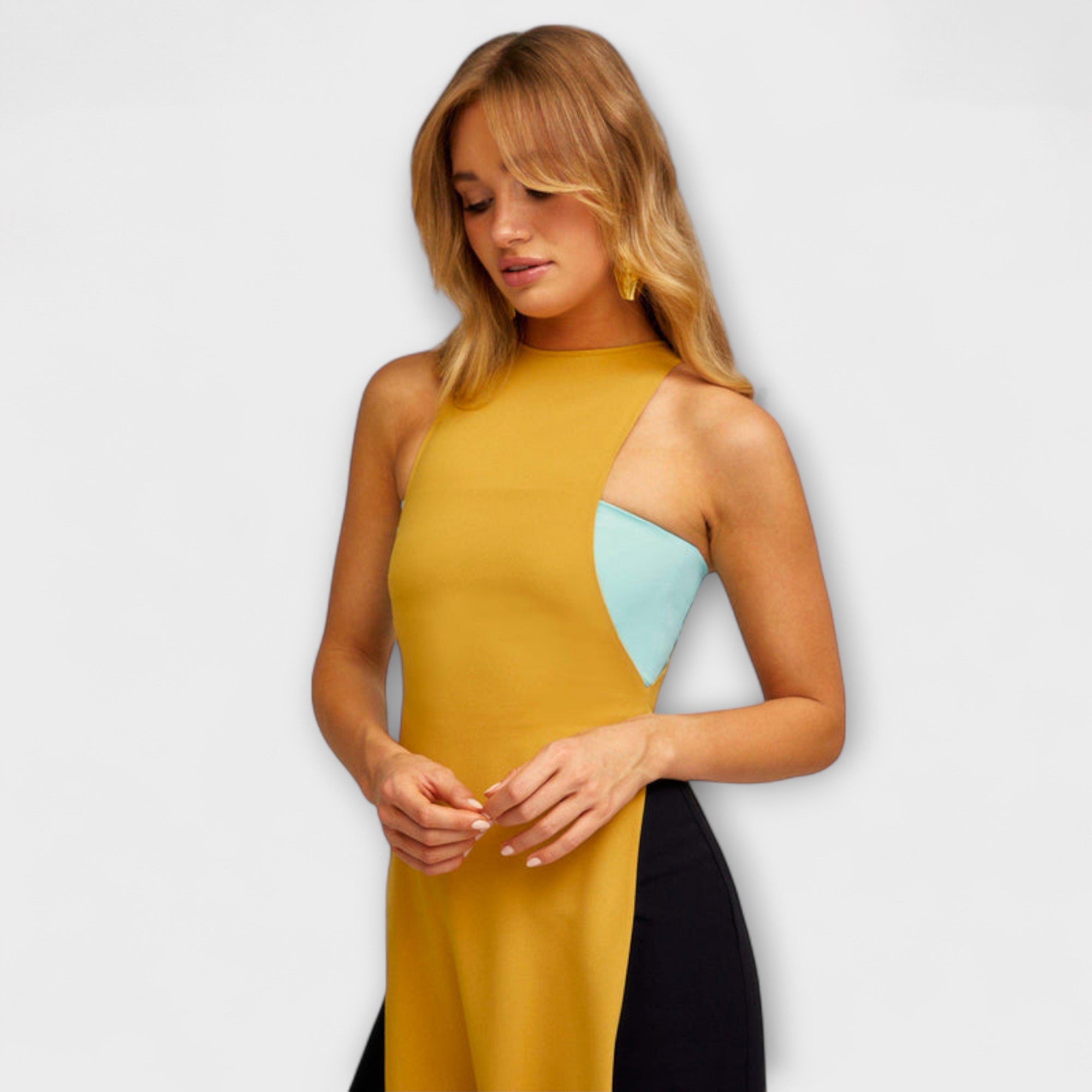 Kimberly - Ciemnoturkusowy kombinezon