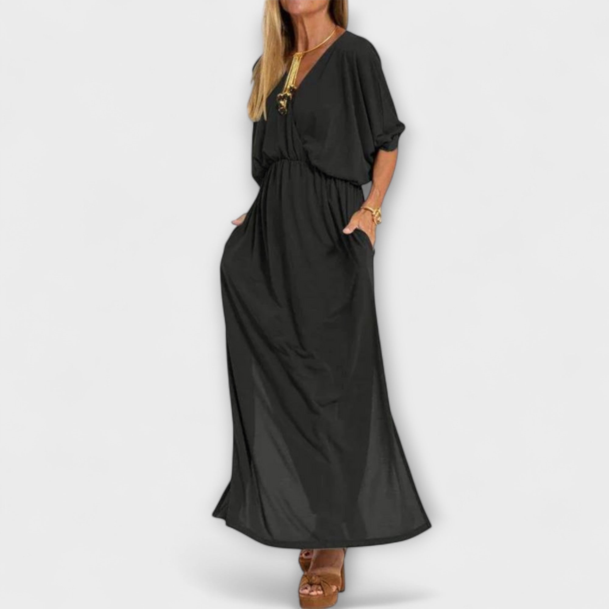 Lani - sukienka maxi w stylu vintage