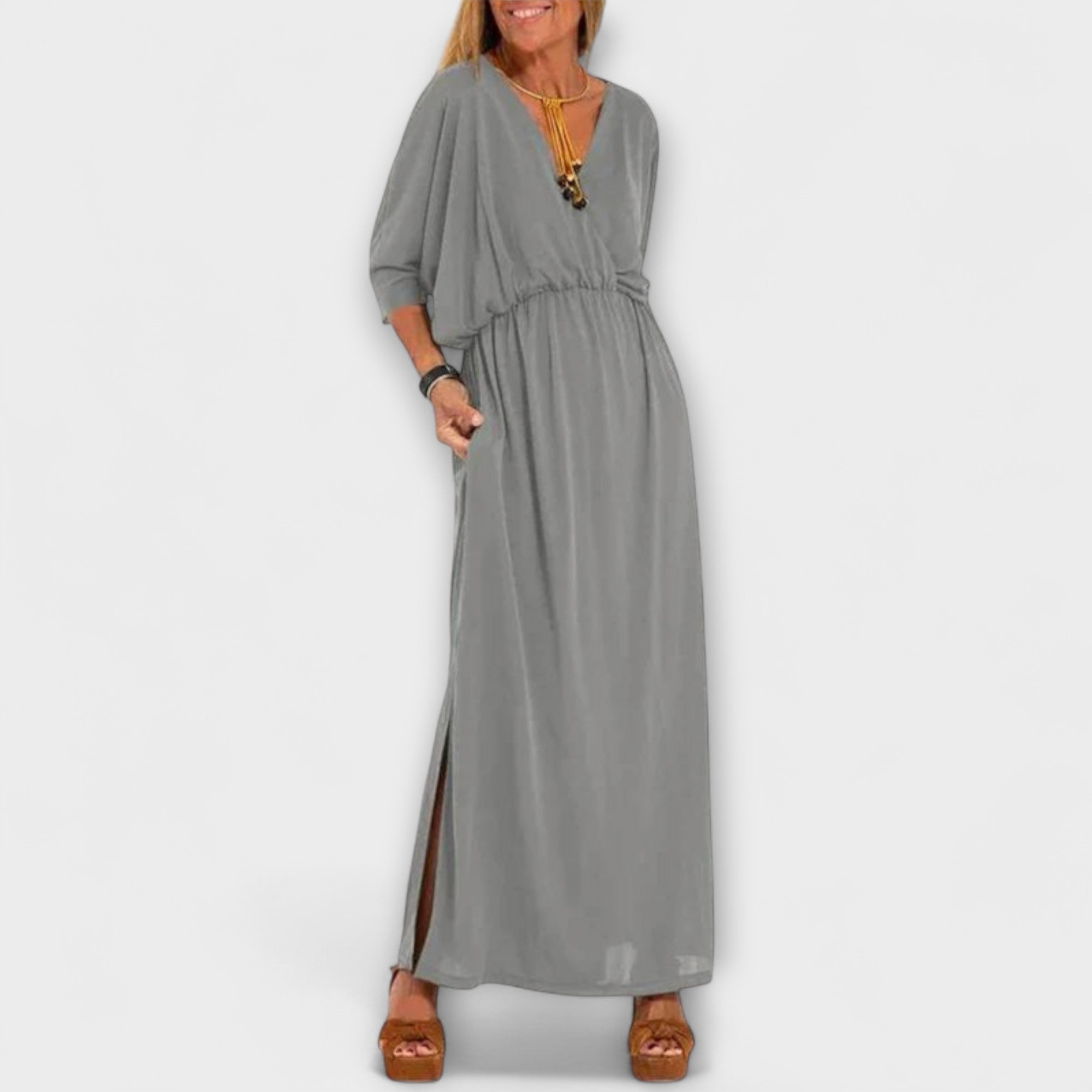 Lani - Sukienka maxi w stylu retro