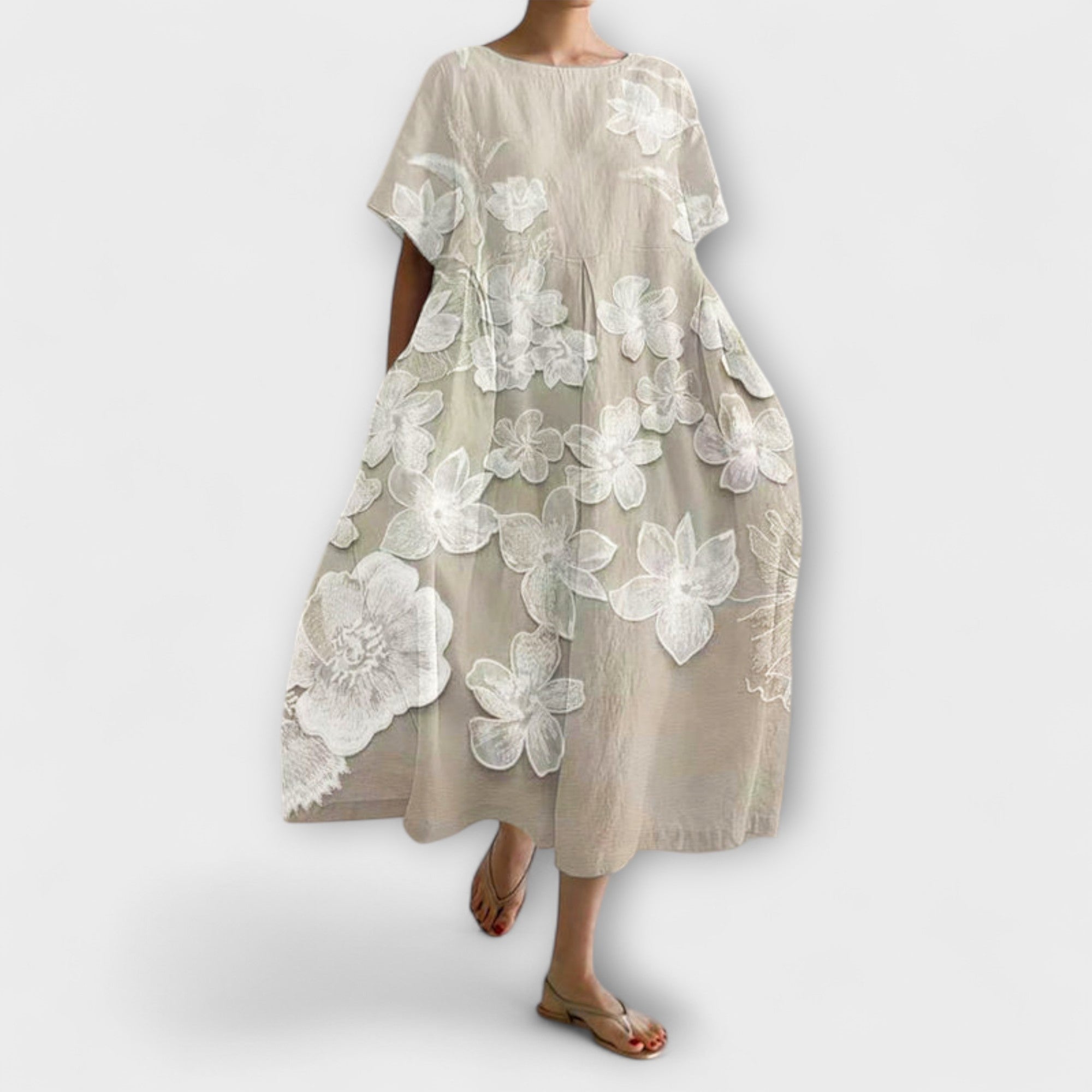 Olivia - Elegancka sukienka w kwiatowy print