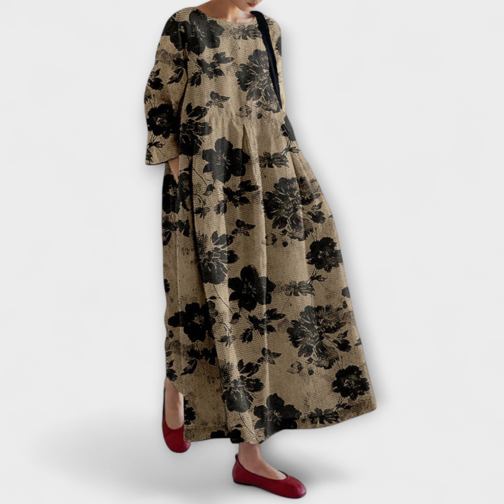 Fiolet – sukienka z botanicznym zaci?ciem