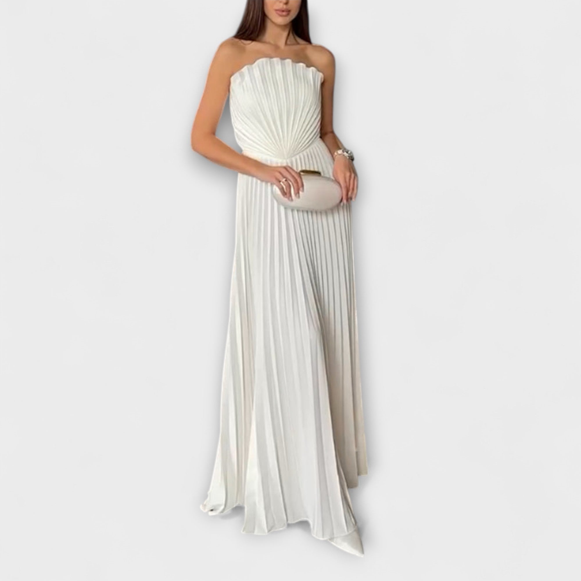 Athena - Elegancka plisowana sukienka