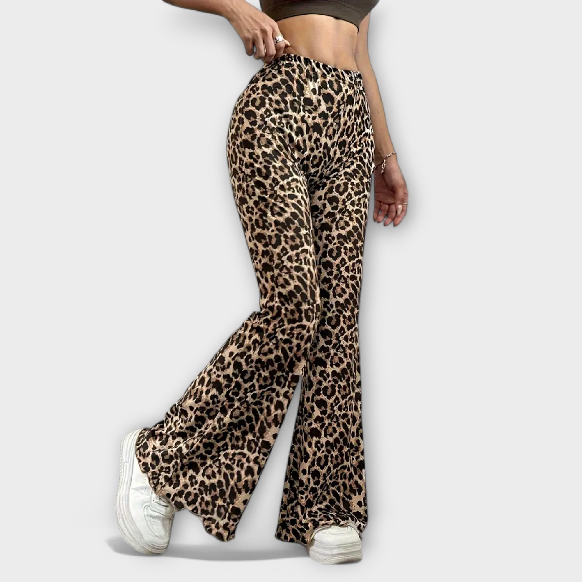 Spodnie Leopard Bootcut