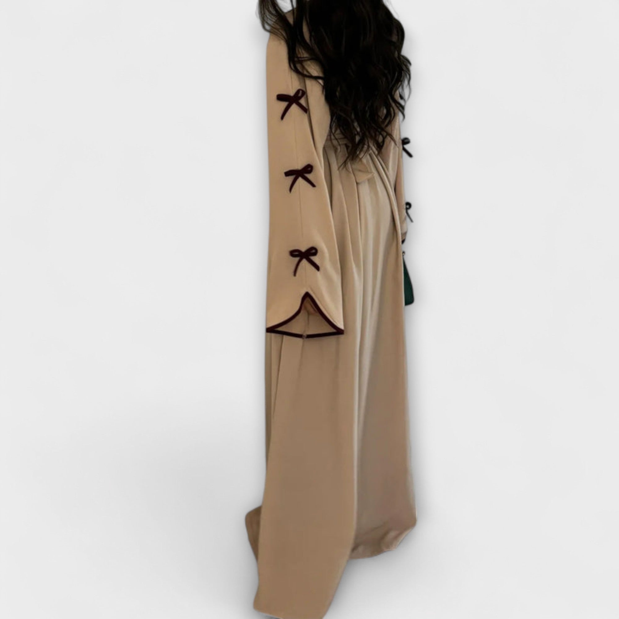 Jasmin - szykowny kardigan i sukienka Duo z ozdob? w kszta?cie kokardki