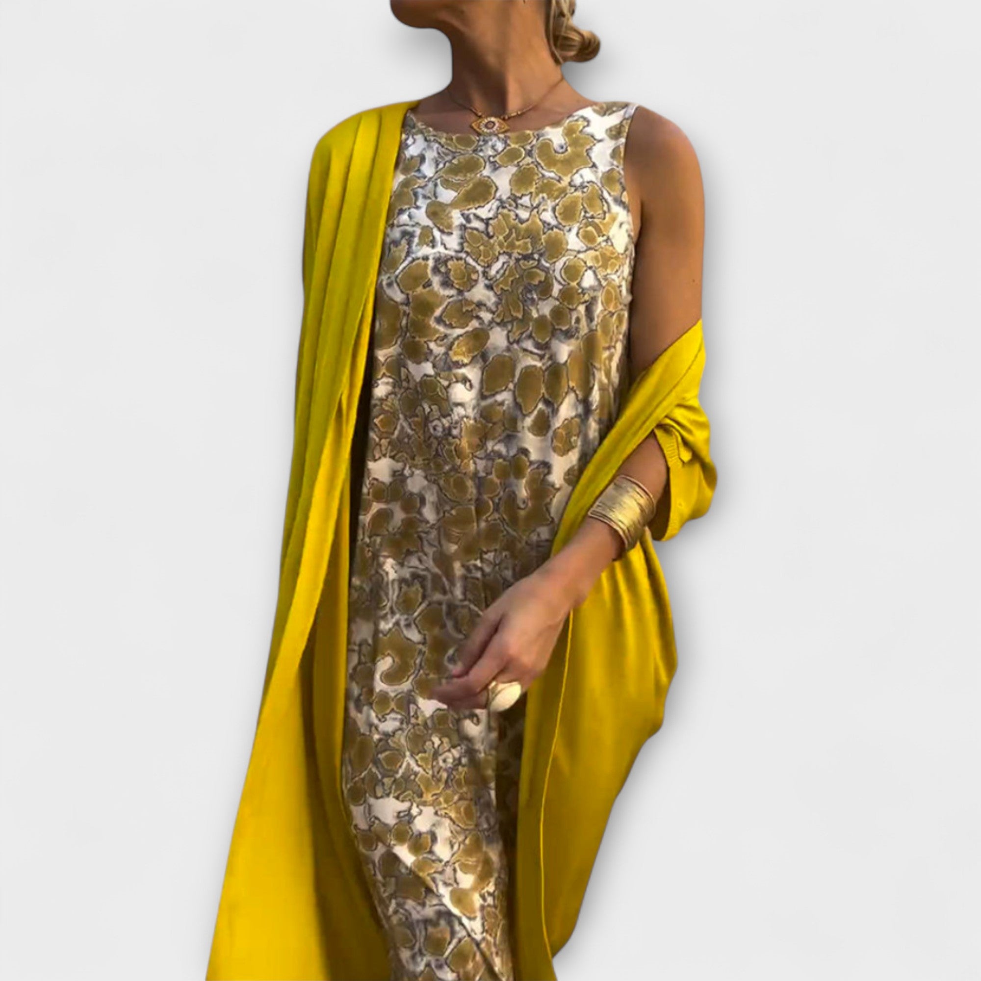 Charlotte - elegancka sukienka z pasuj?cym kardiganem