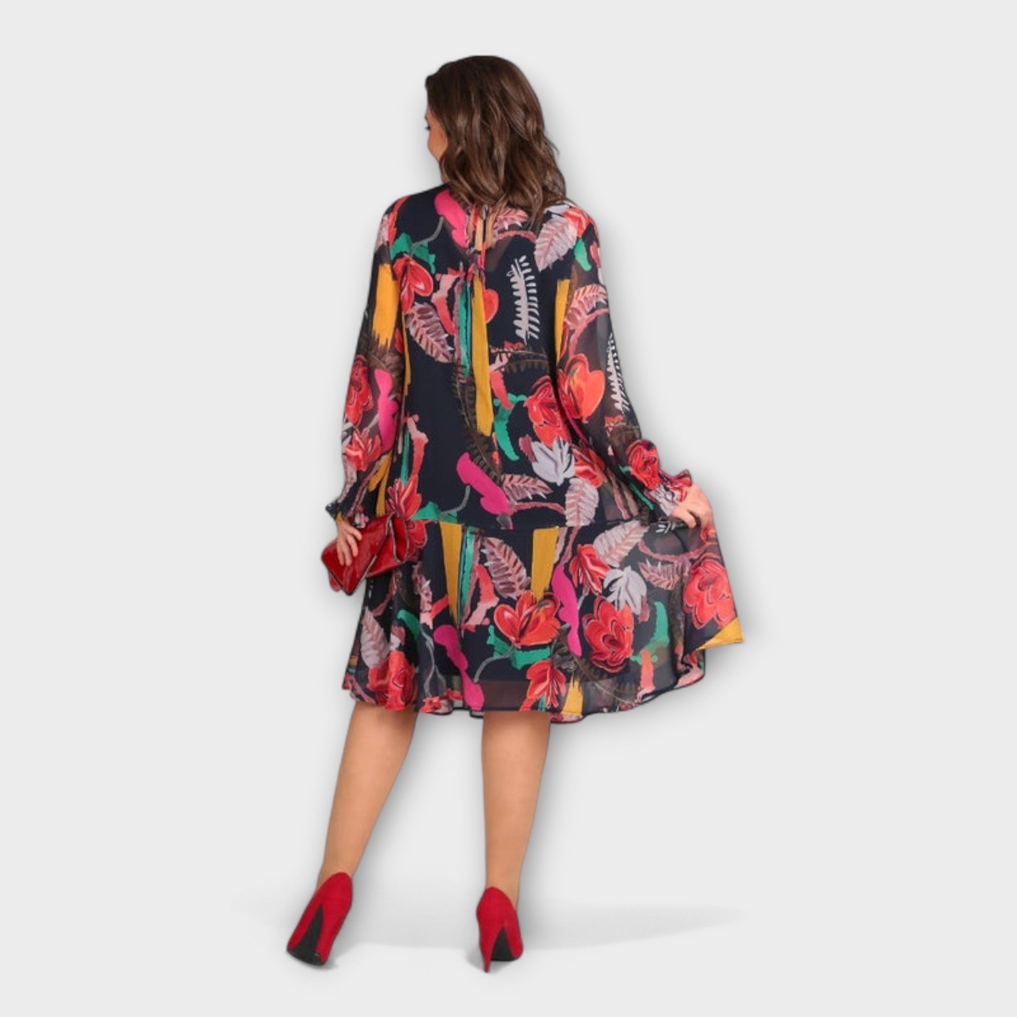 Caroline - Elegancka sukienka plus size zapewniaj?ca najwy?szy komfort