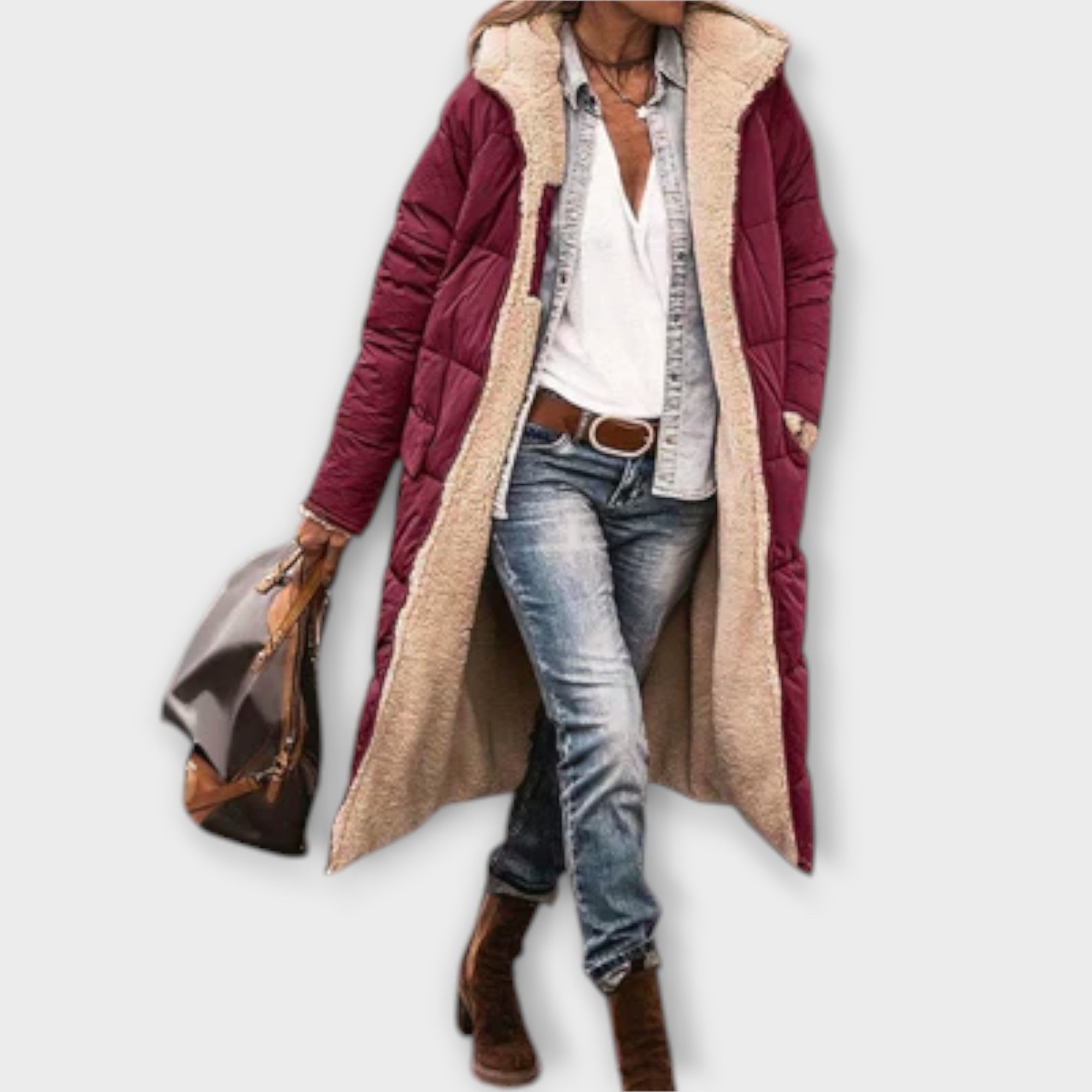 Kora - pluszowy futrzany p?aszcz