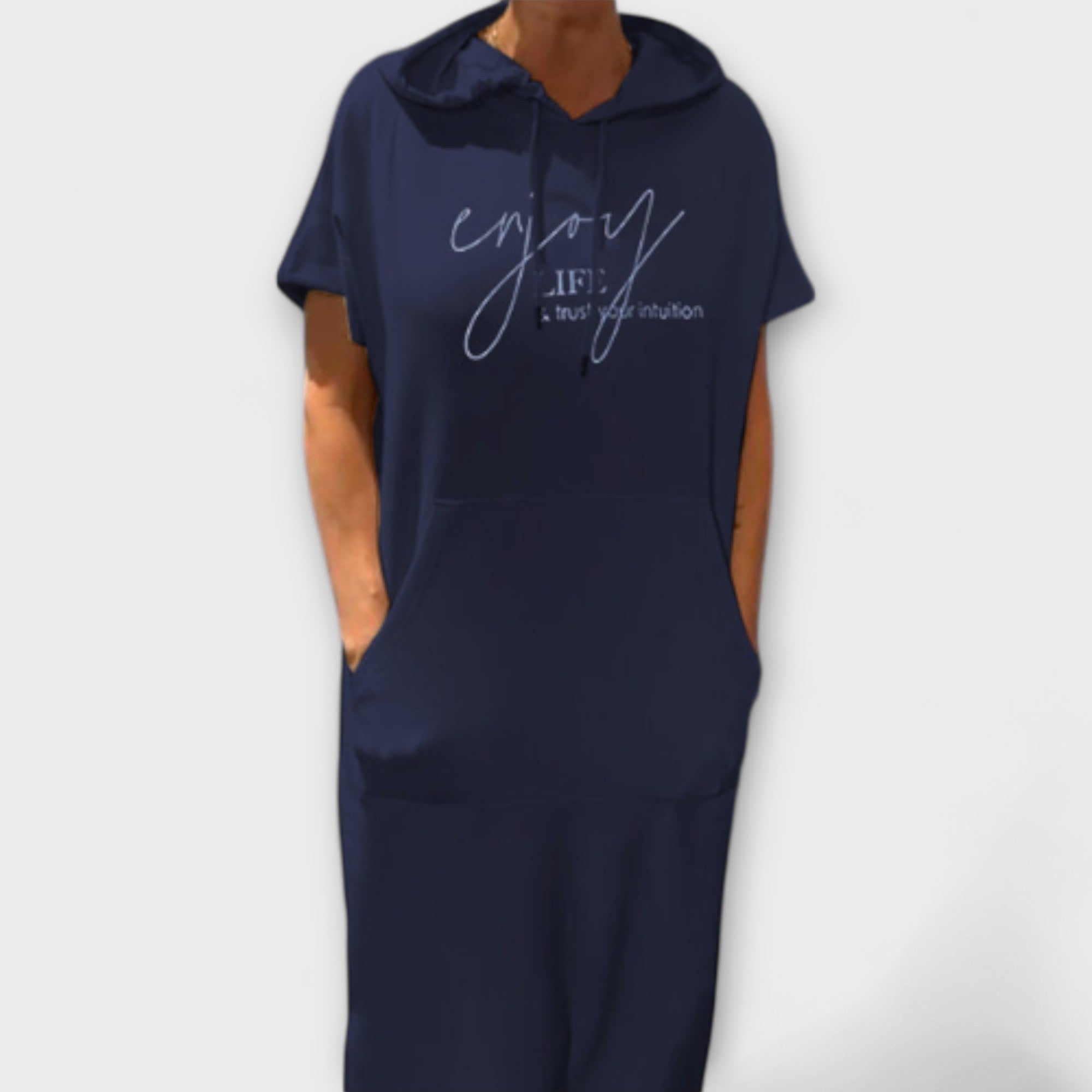 Daisy - Lu?na sukienka z kapturem