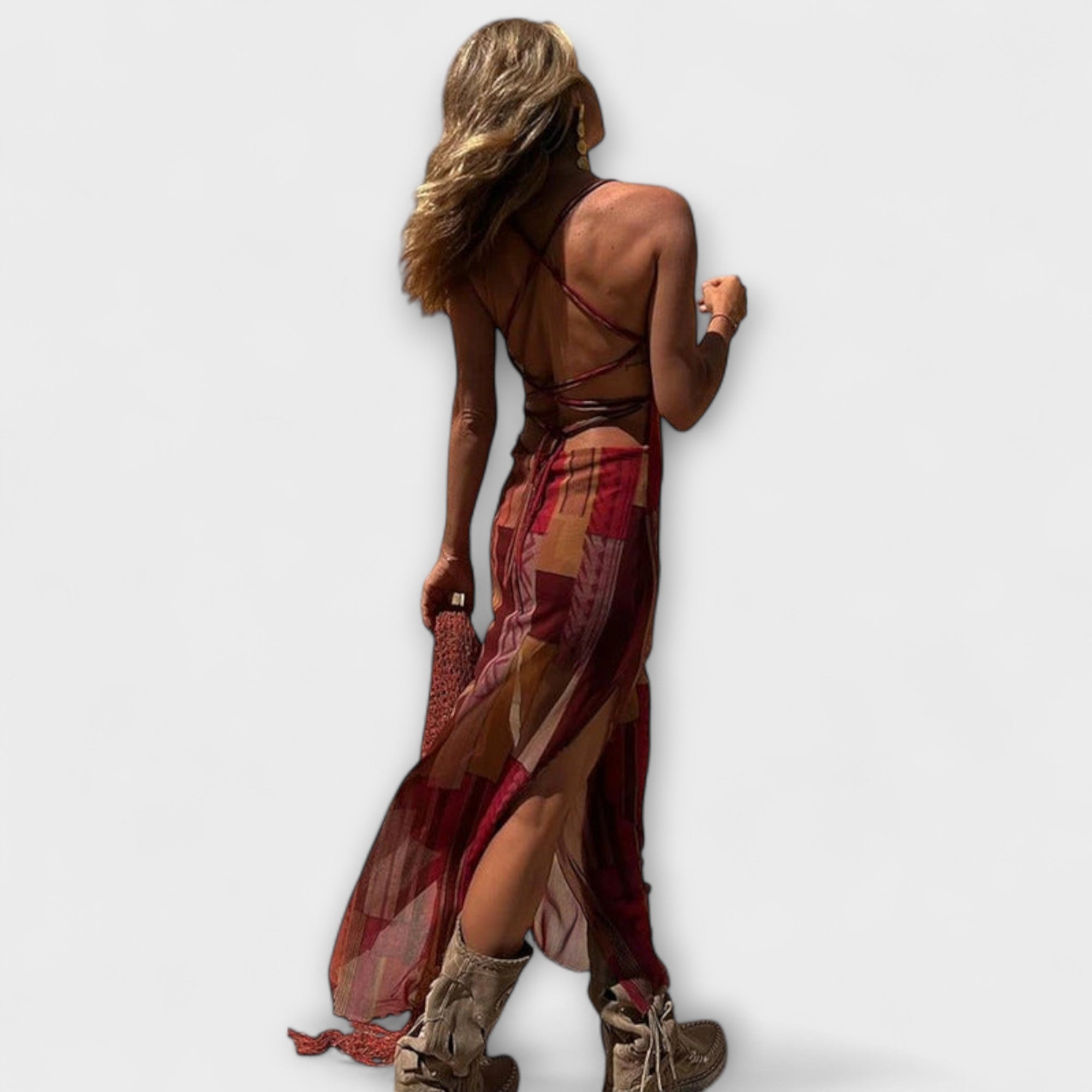 Fairy - wyj?tkowa sukienka midi z ko?nierzem