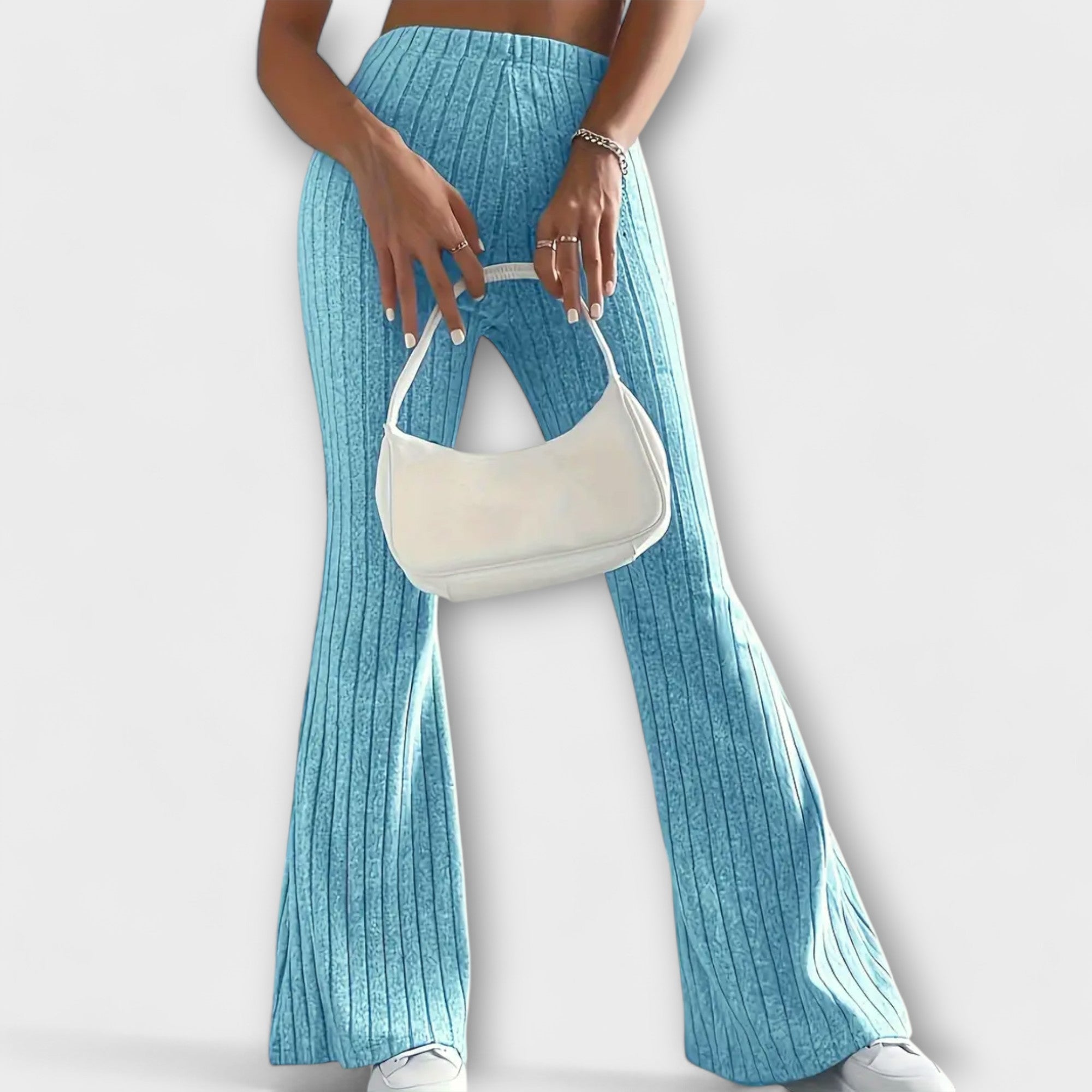 Jennifer - Eleganckie spodnie z rozszerzanymi nogawkami