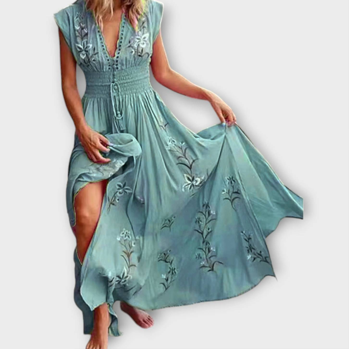 Felizia - sukienka boho z urzekaj?cym haftem
