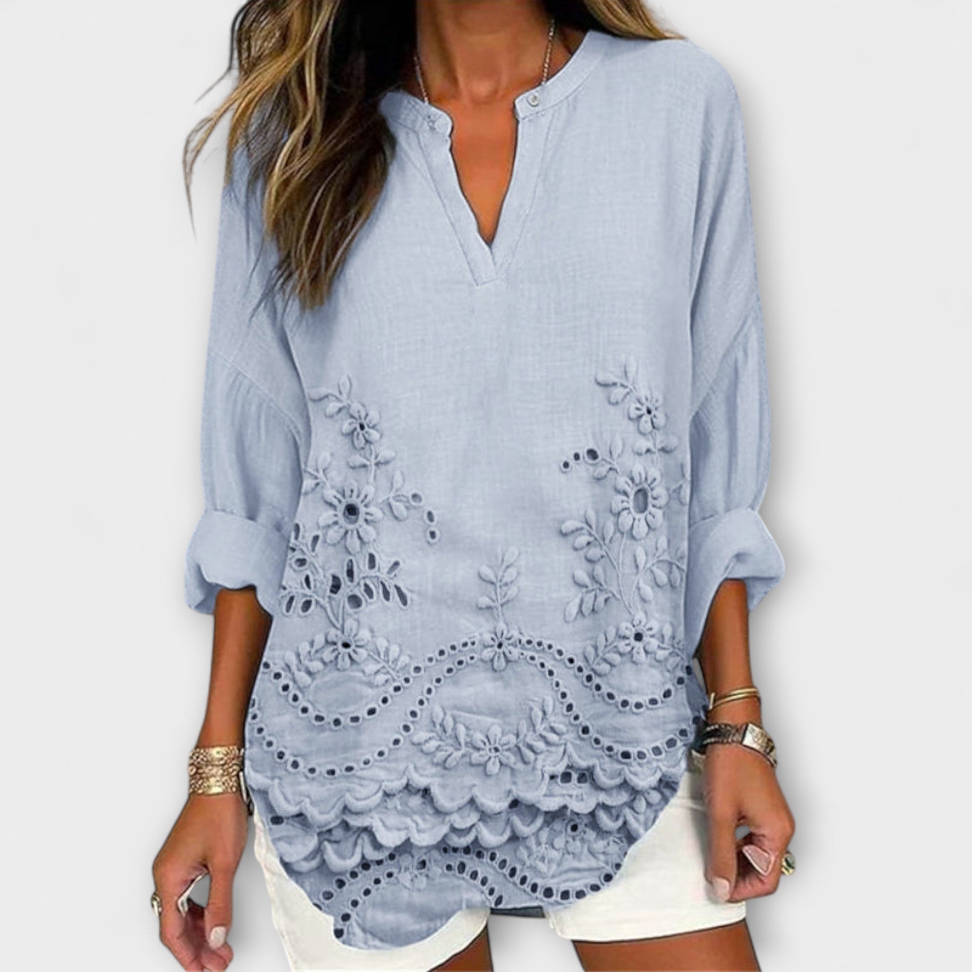Aria – zwiewny top z nadrukiem