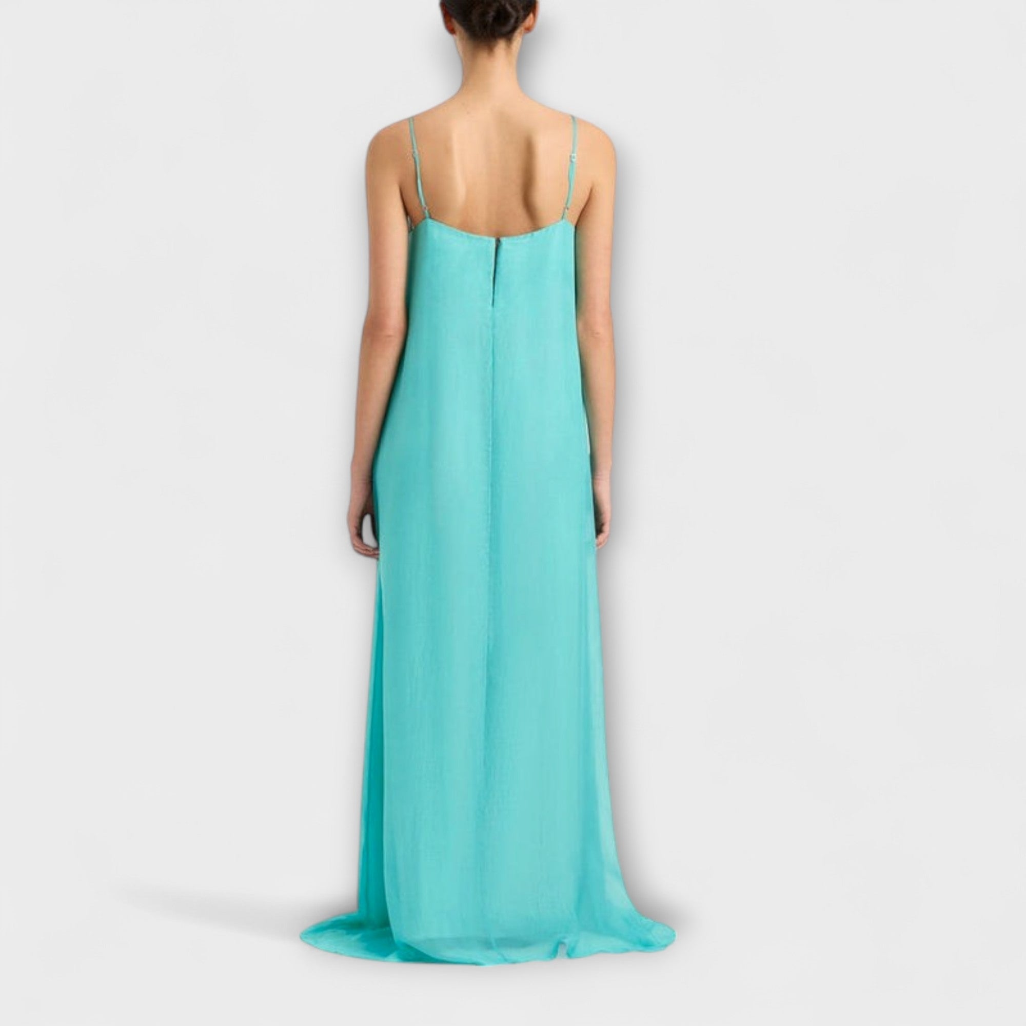 Madison - Elegancka sukienka maxi na cienkich rami?czkach