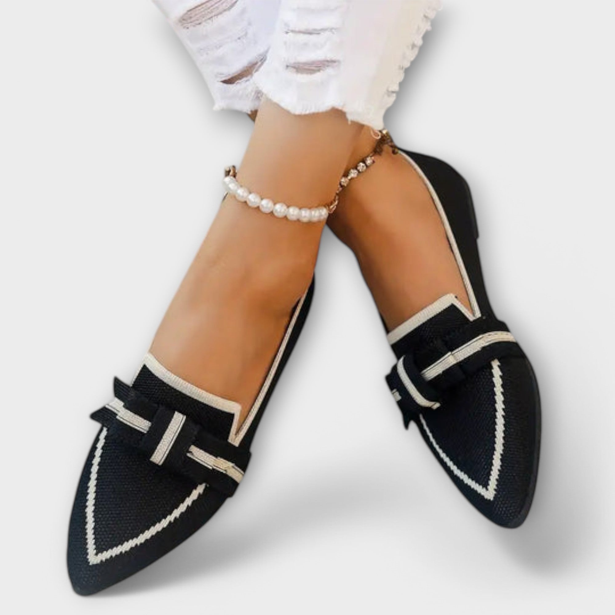 P?askie buty damskie z wi?zaniem
