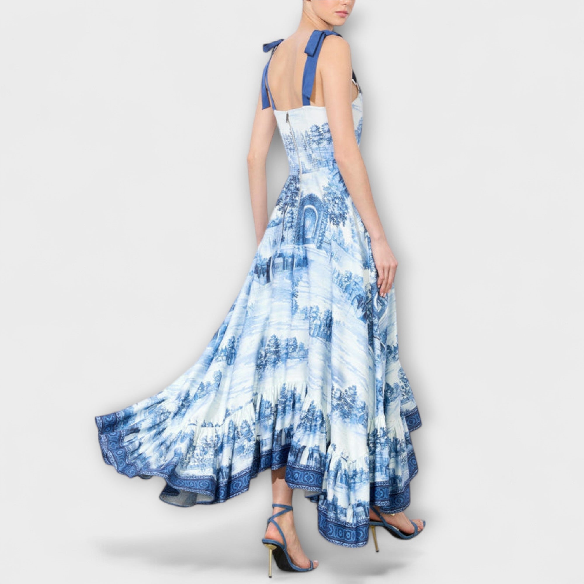 Lucia - Urocza sukienka w kwiaty maxi