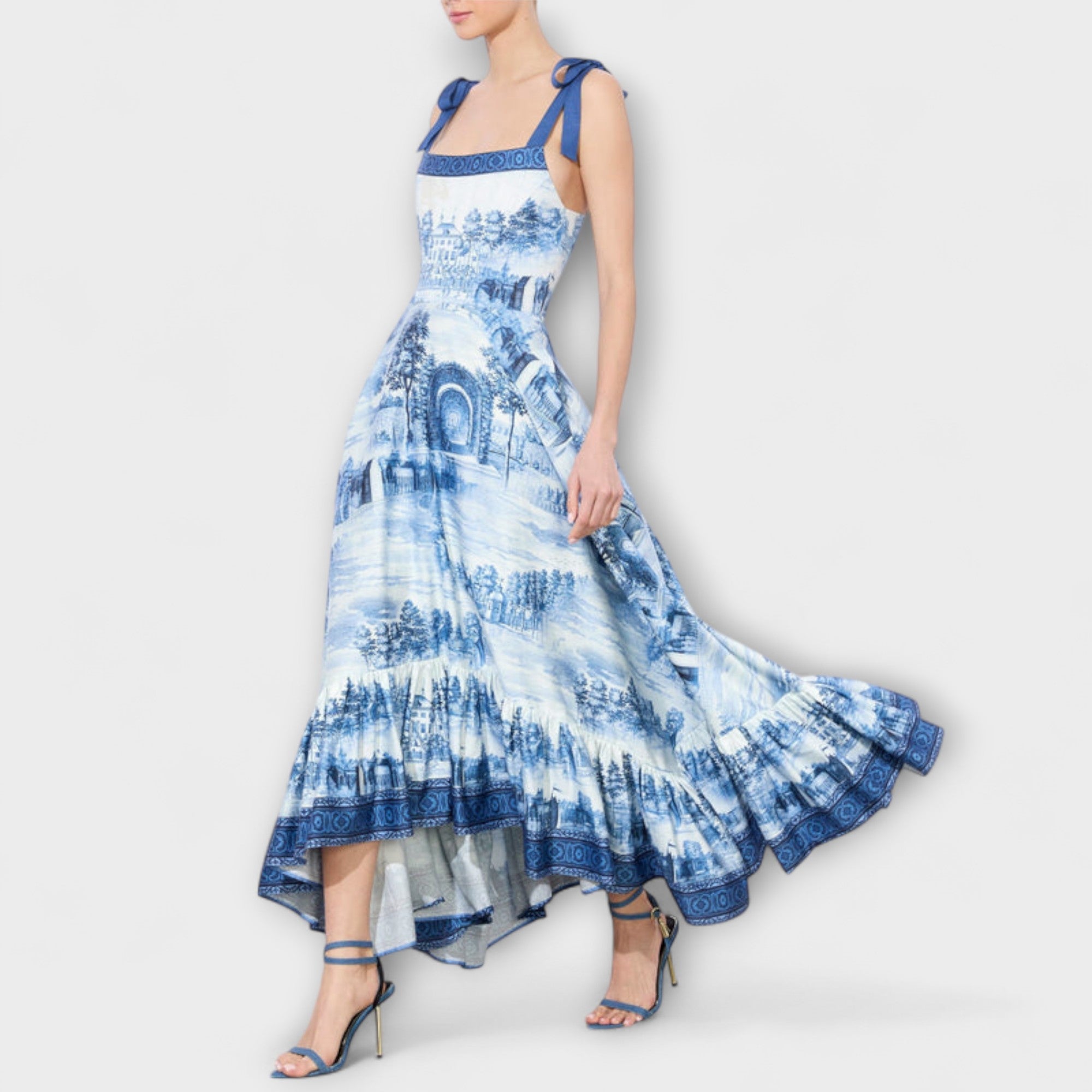 Lucia - Urocza sukienka w kwiaty maxi