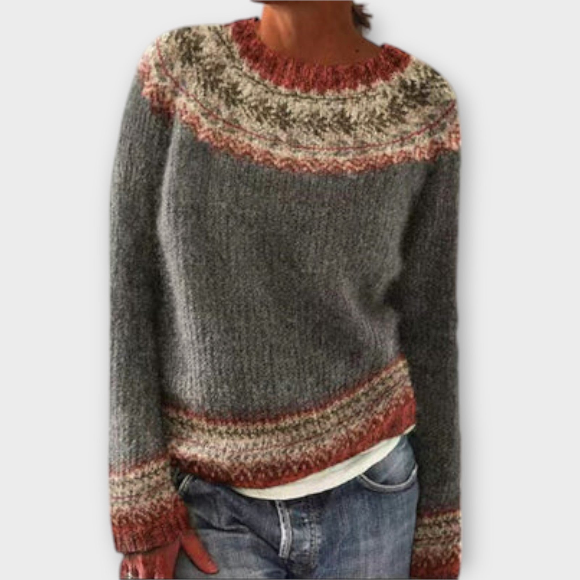 Suzu - Sweter z dzianiny vintage dla kobiet