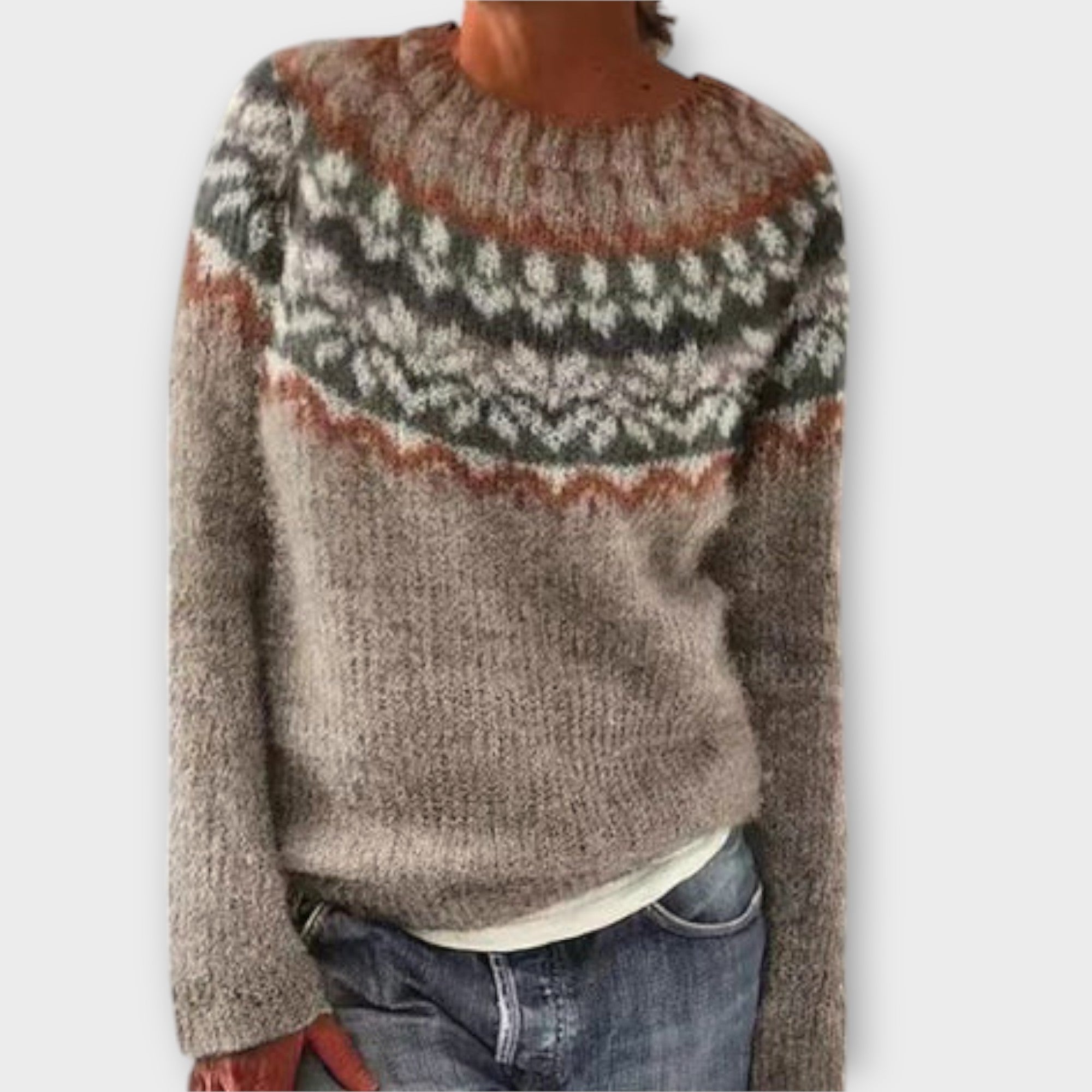 Suzu - Sweter z dzianiny vintage dla kobiet