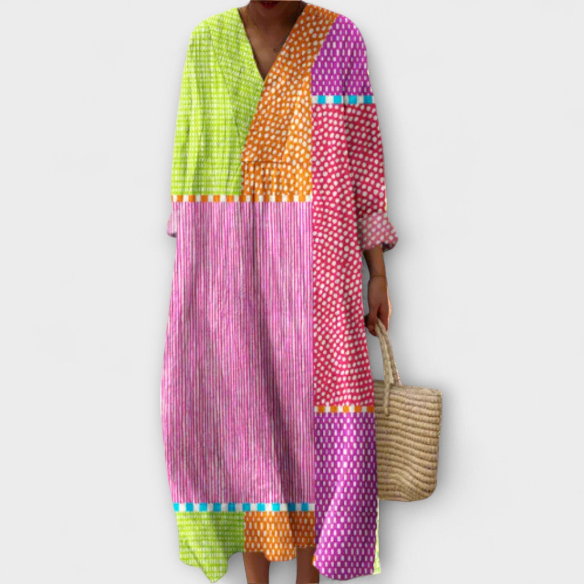 Maj - stylowa geometryczna sukienka