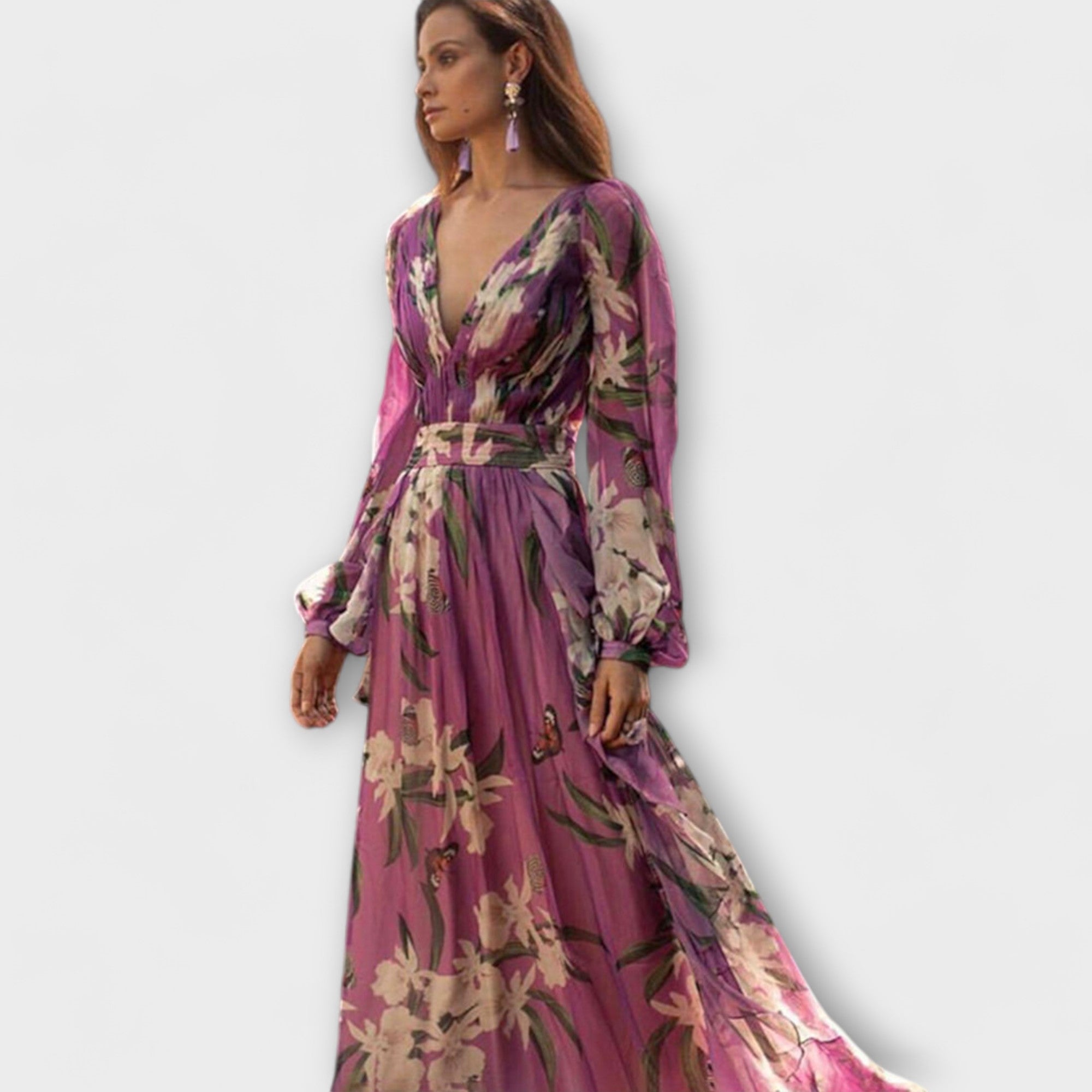 Wysokiej jako?ci elegancka sukienka maxi