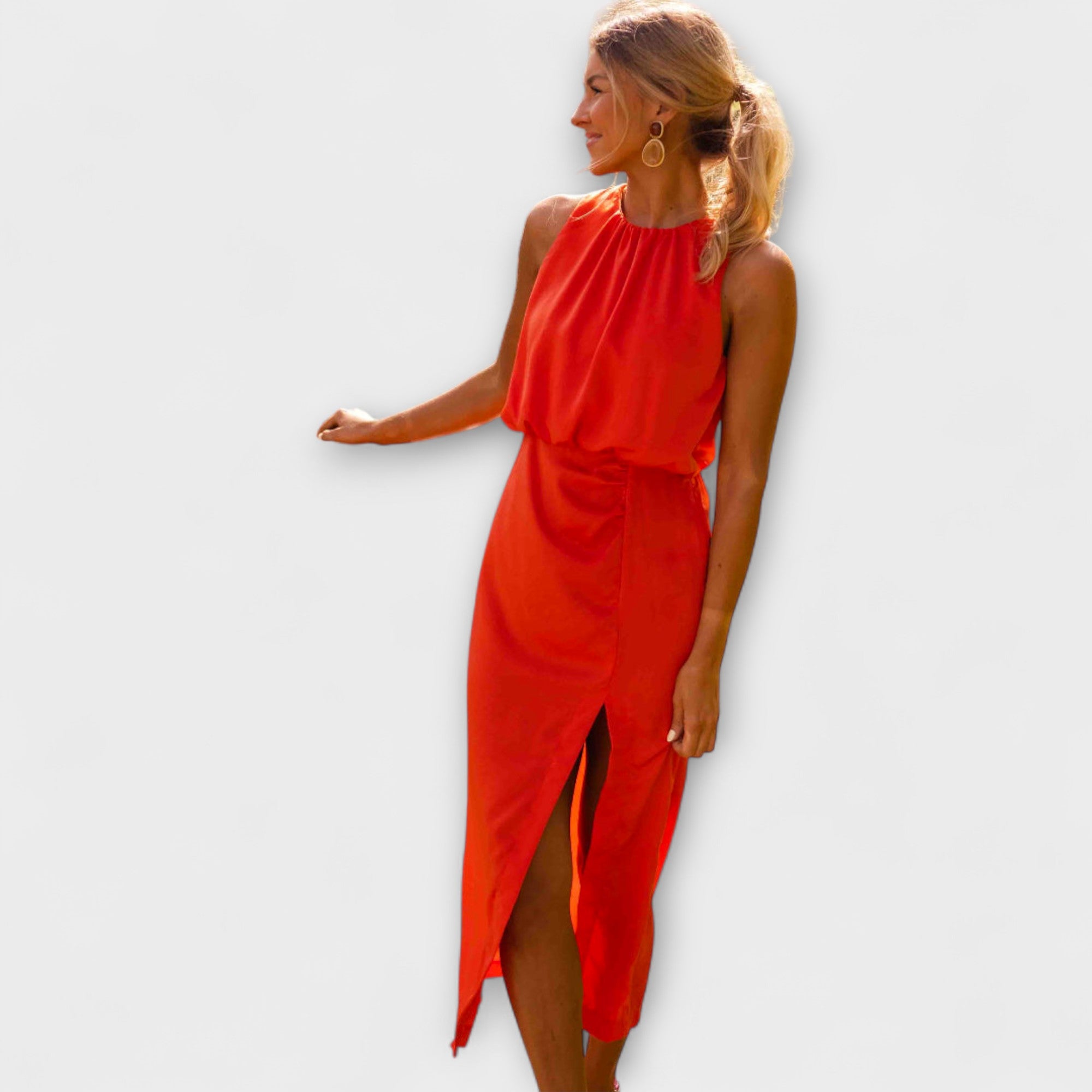 Liene - Elegancka sukienka midi