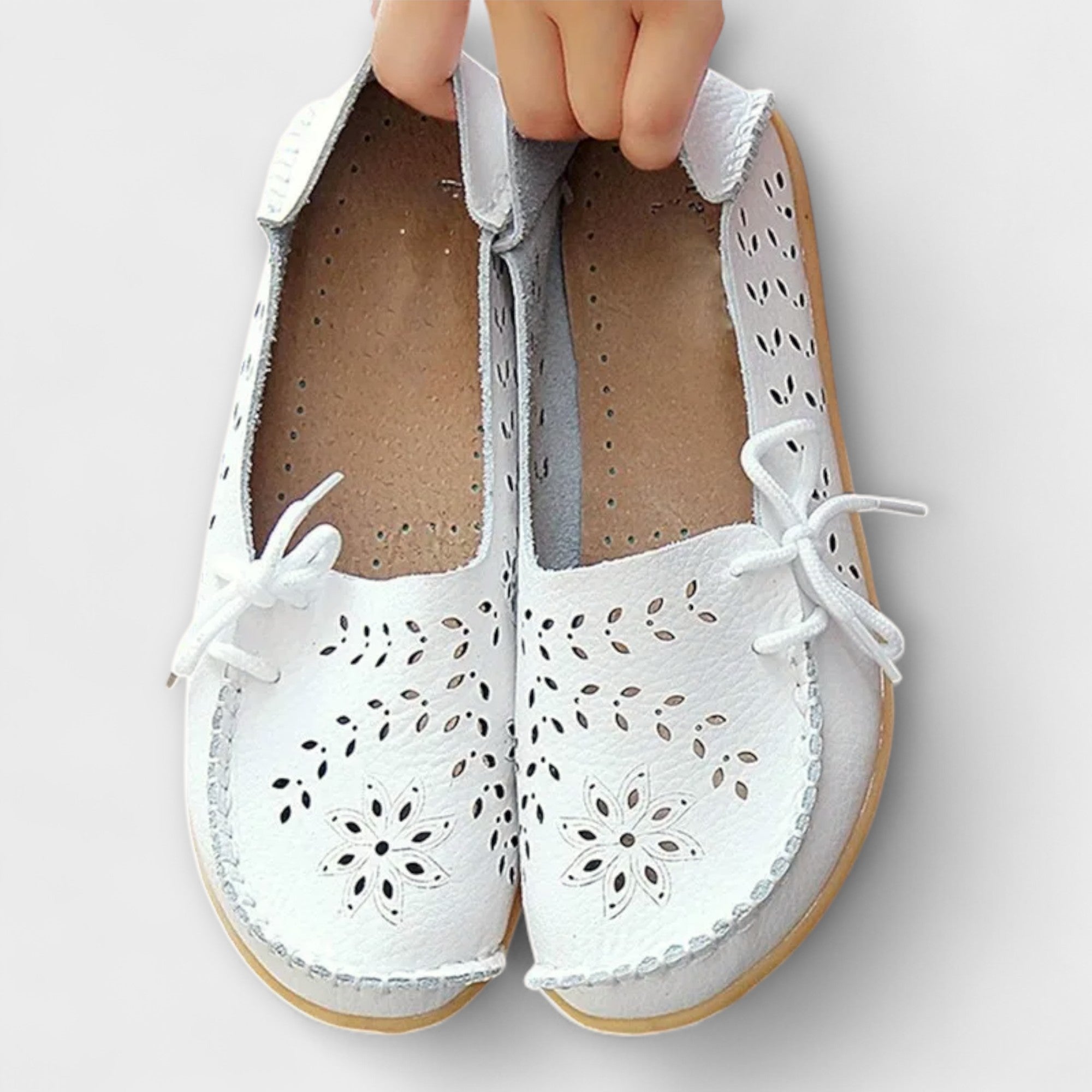 Stylowe wsuwane buty na p?askim obcasie na co dzie?