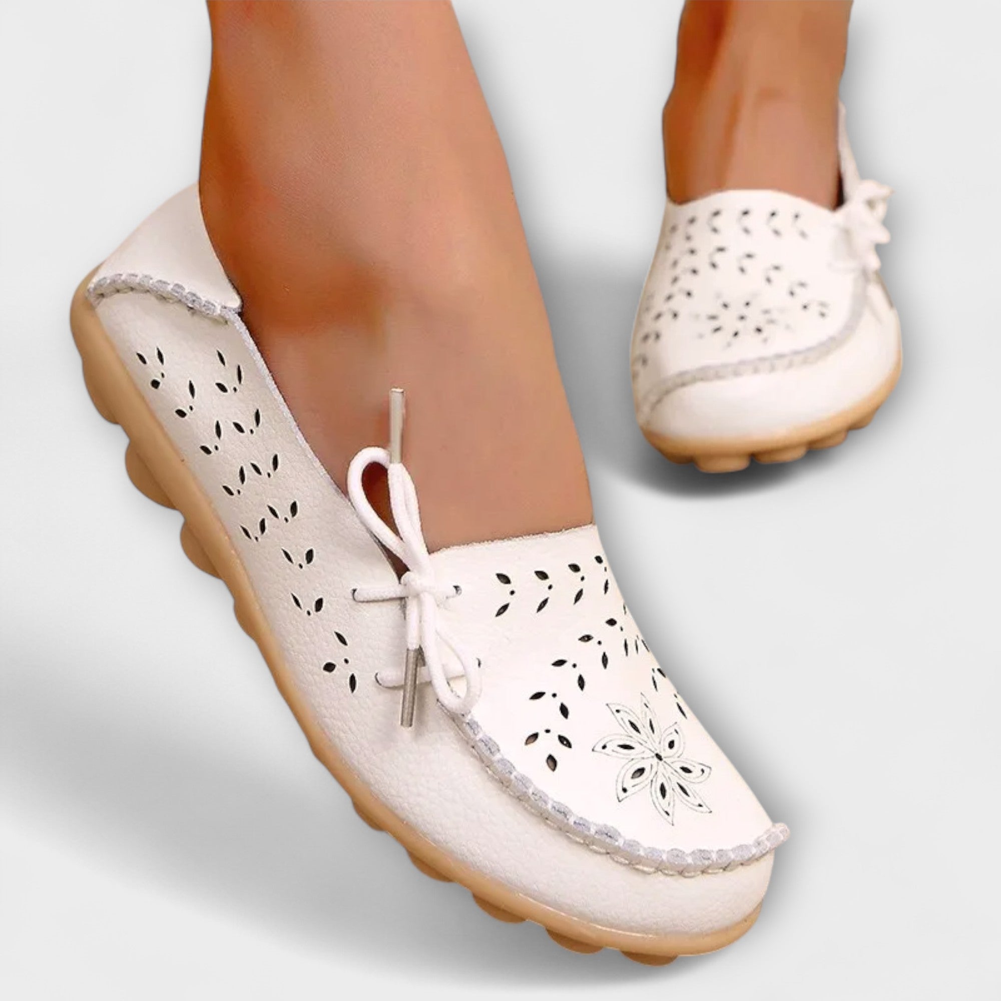 Stylowe wsuwane buty na p?askim obcasie na co dzie?