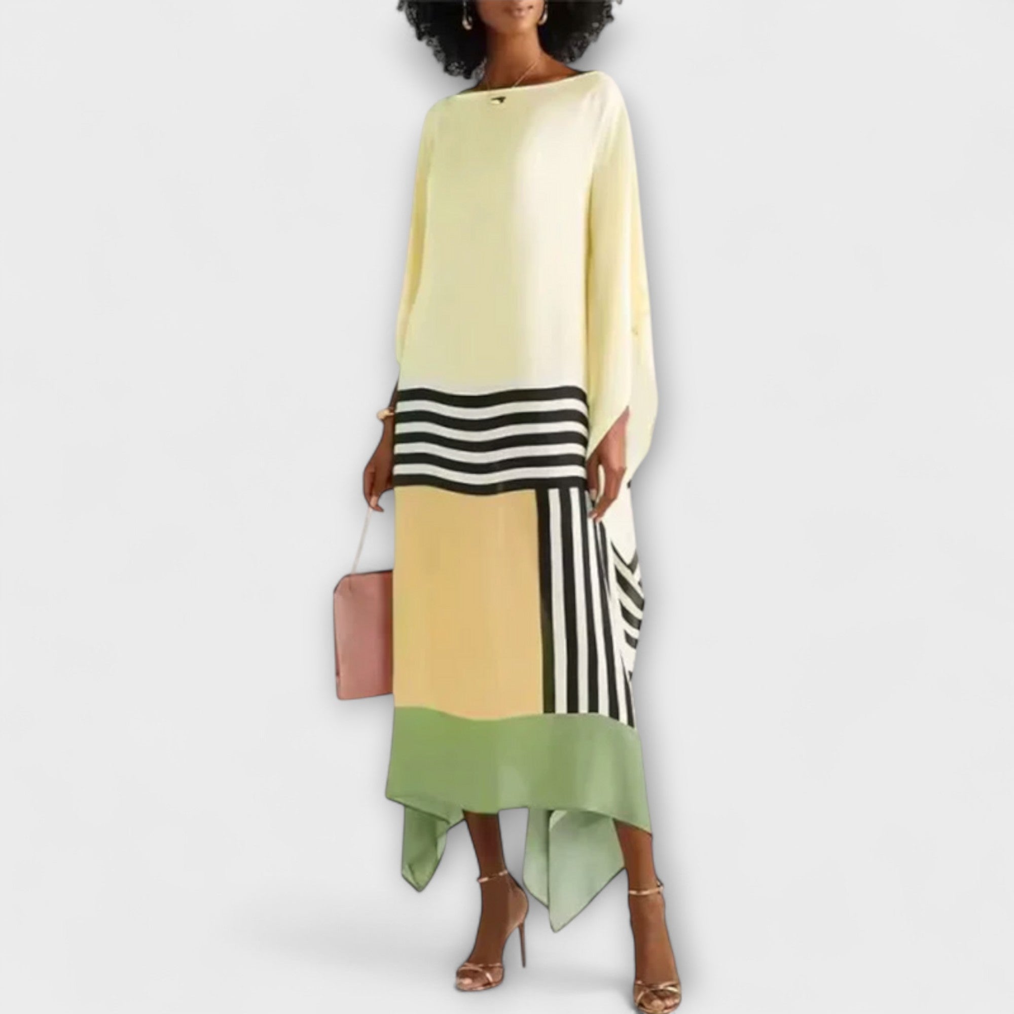 Elenora - Geometryczny Kaftan o lu?nym kroju