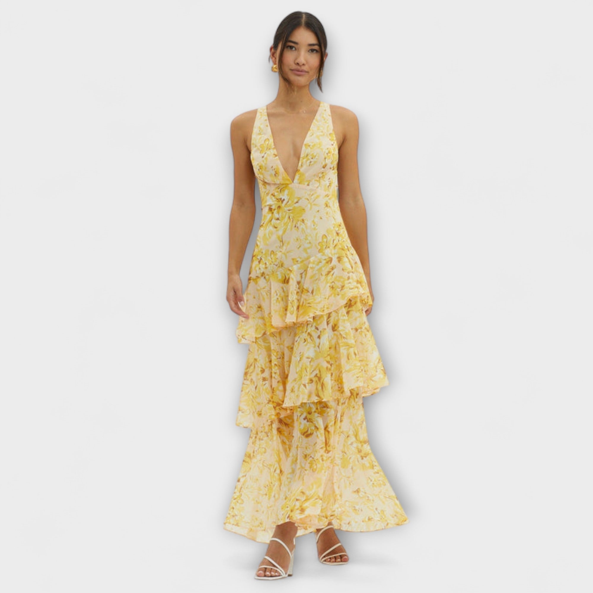 Faye - sukienka midi Bloom Shift