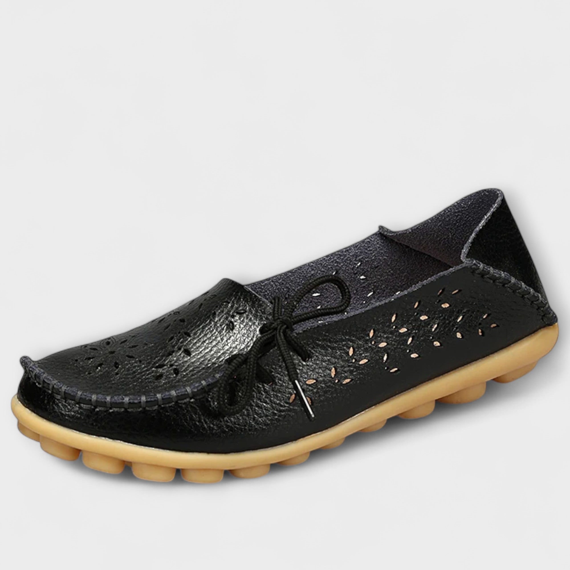 Stylowe wsuwane buty na p?askim obcasie na co dzie?