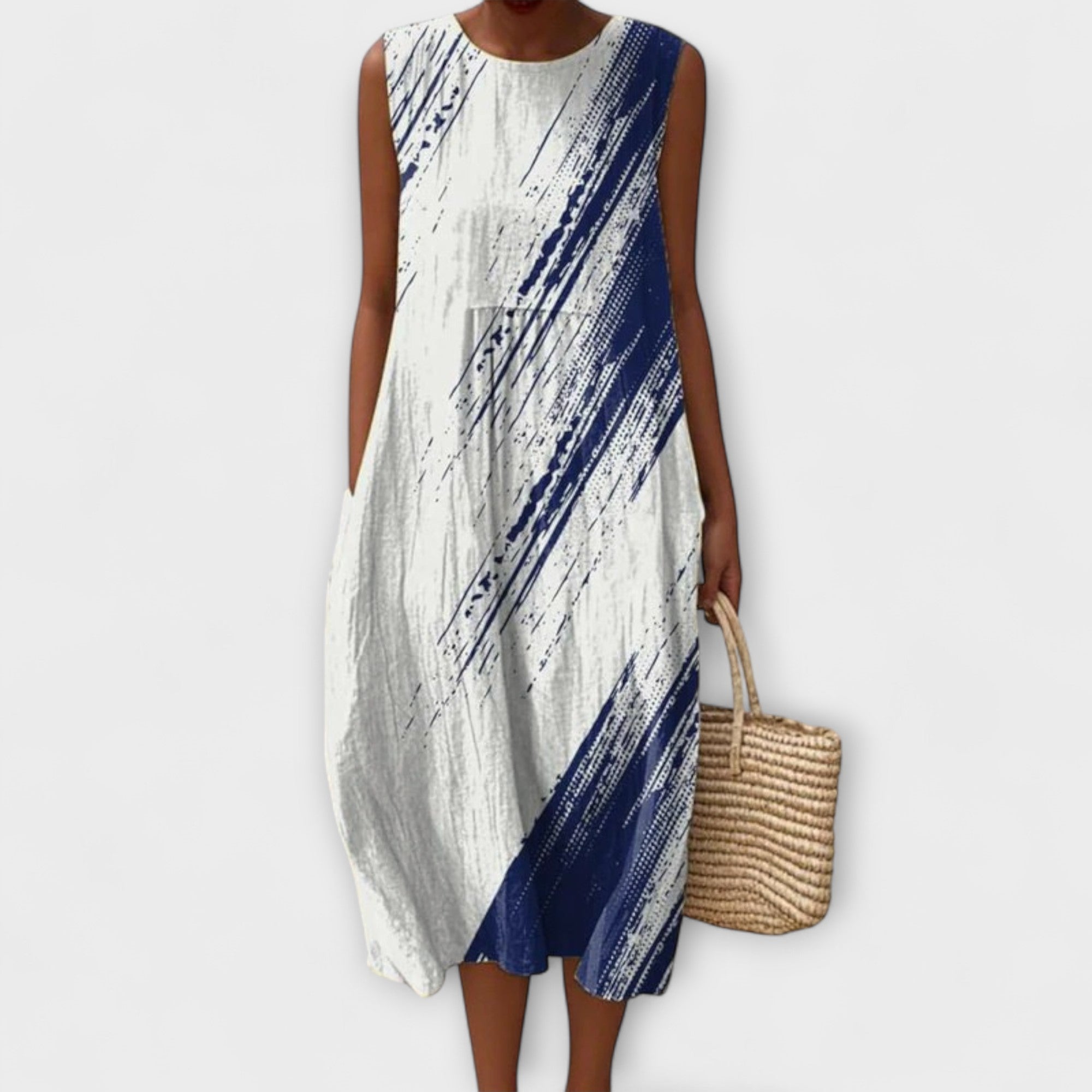 Elena - Codzienna sukienka midi