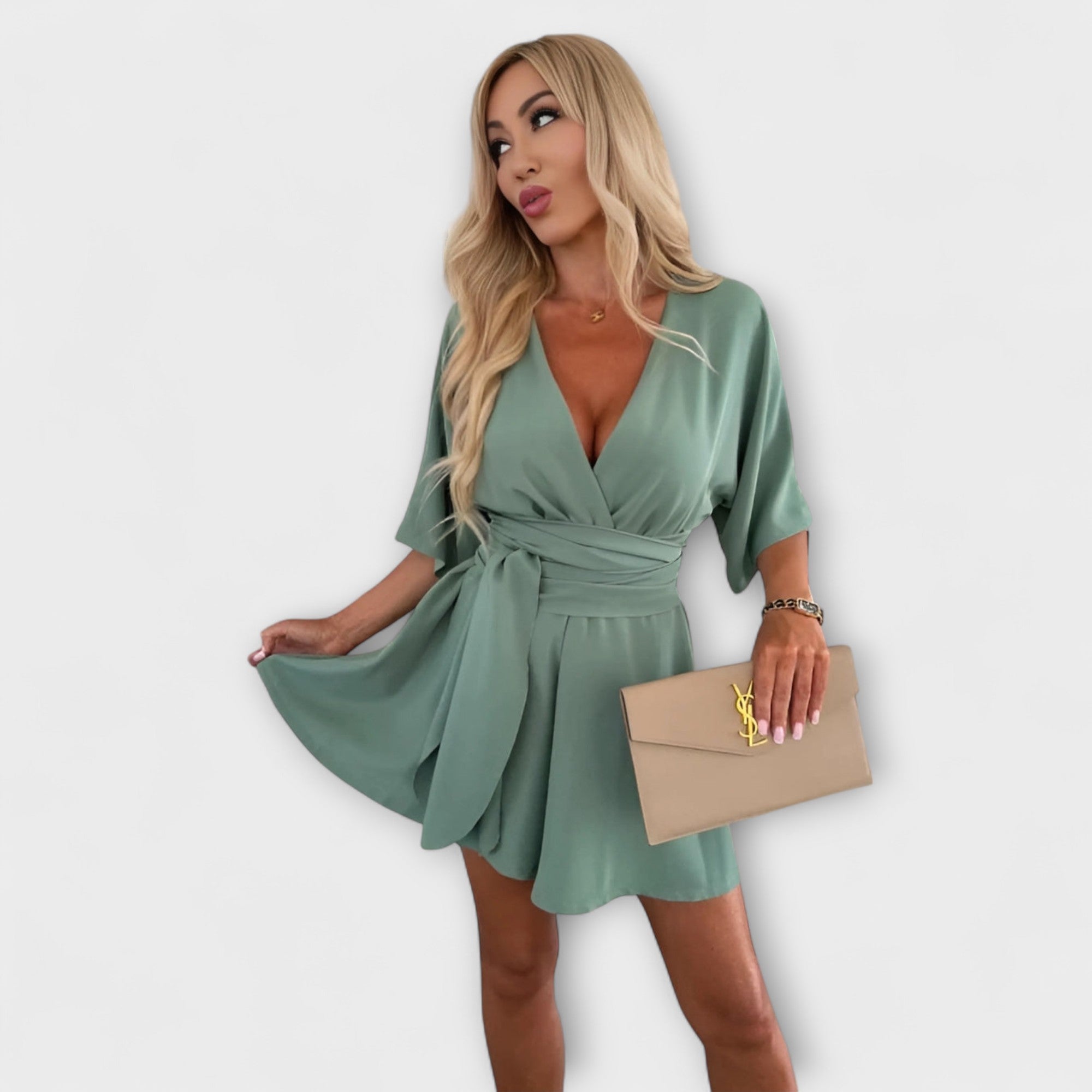 Sofie - Elegancki dopasowany kombinezon