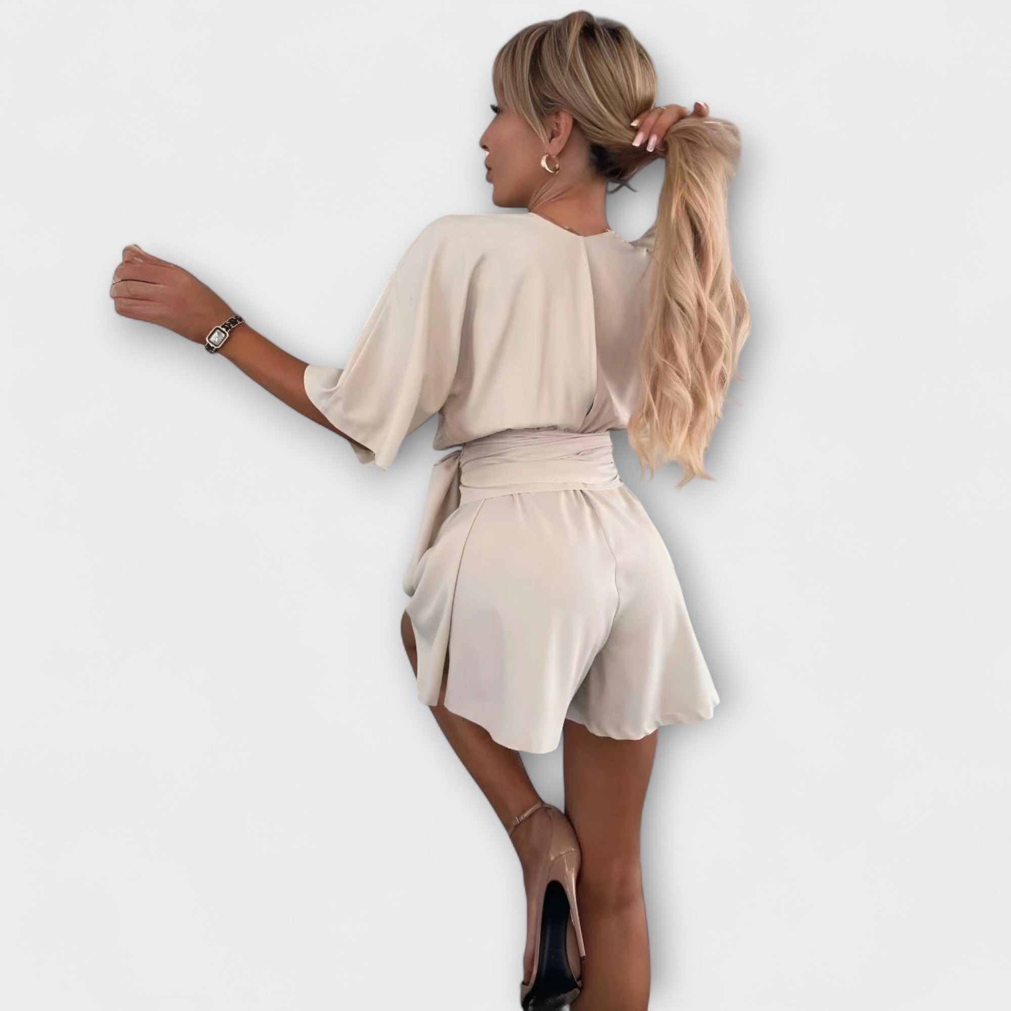 Sofie - Elegancki dopasowany kombinezon