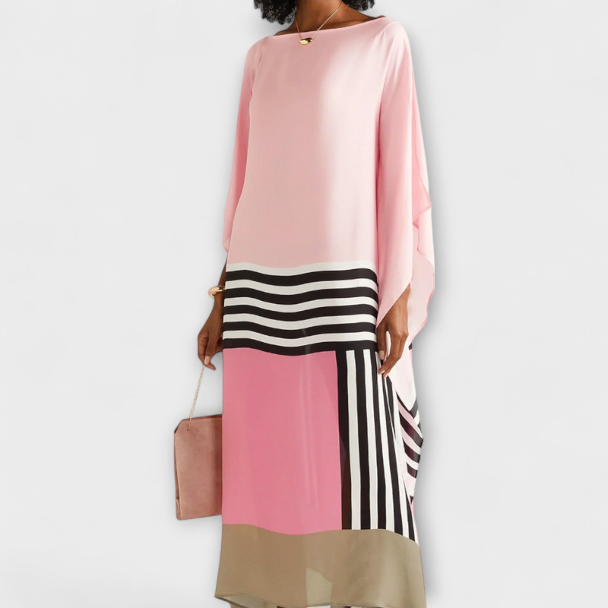 Elenora - Geometryczny Kaftan o lu?nym kroju