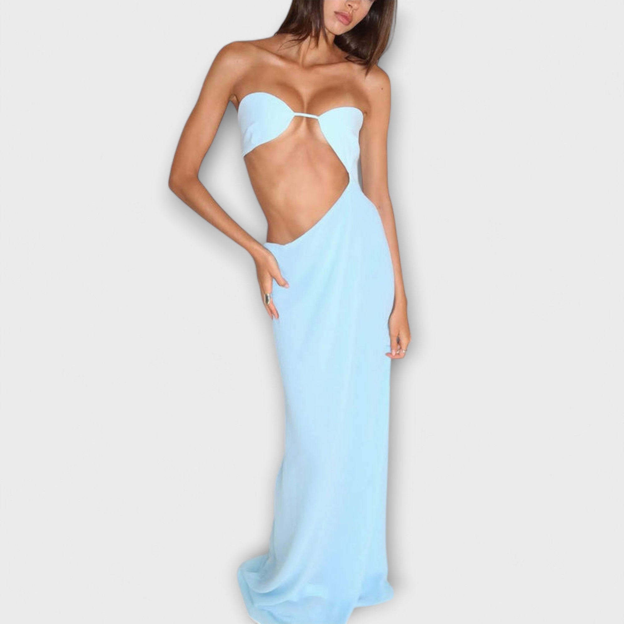 Isabella - Uwodzicielska suknia wieczorowa bez pleców