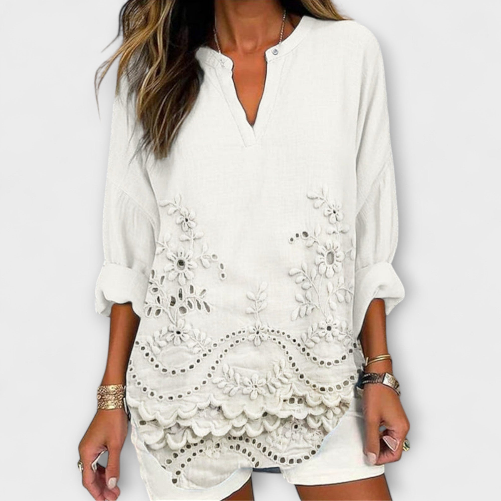 Aria – zwiewny top z nadrukiem